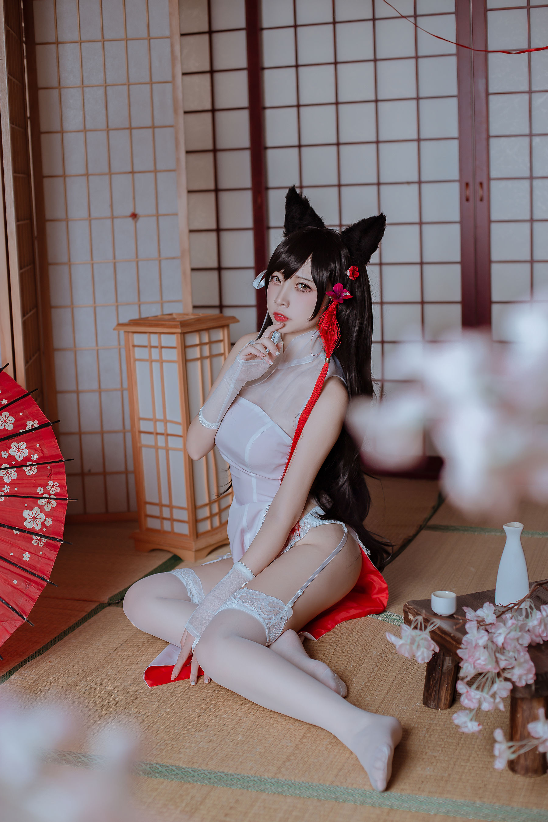 [Cosplay写真] 人气Coser二佐Nisa - 犬之眷之碧蓝爱宕 旗袍