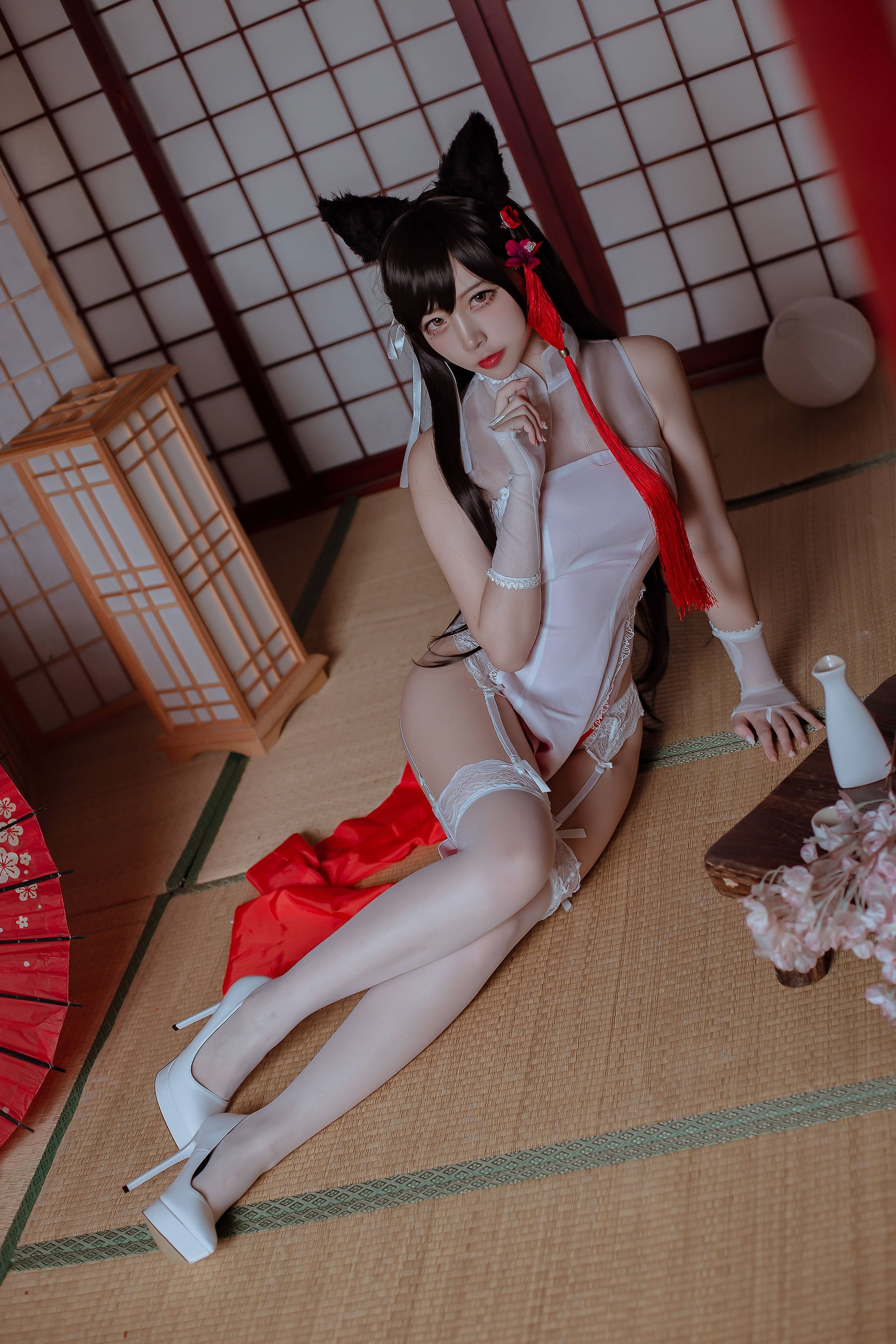 [Cosplay写真] 人气Coser二佐Nisa - 犬之眷之碧蓝爱宕 旗袍