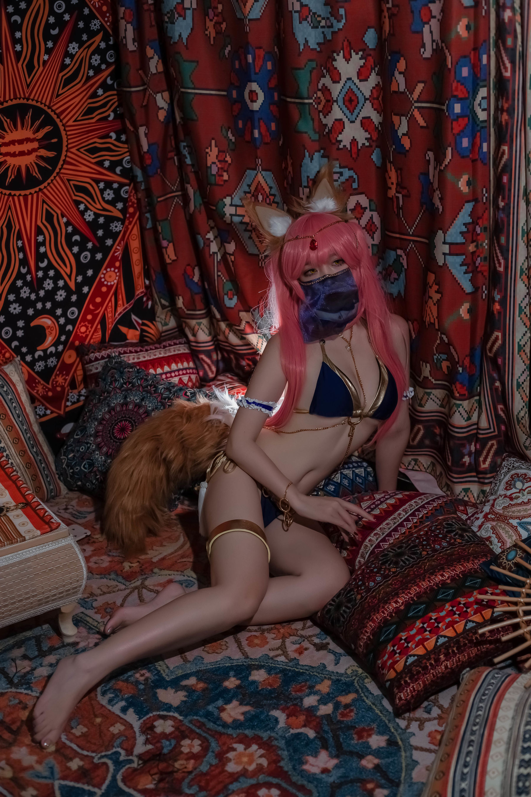 [Cosplay写真] 人气Coser二佐Nisa - 玉藻前舞娘