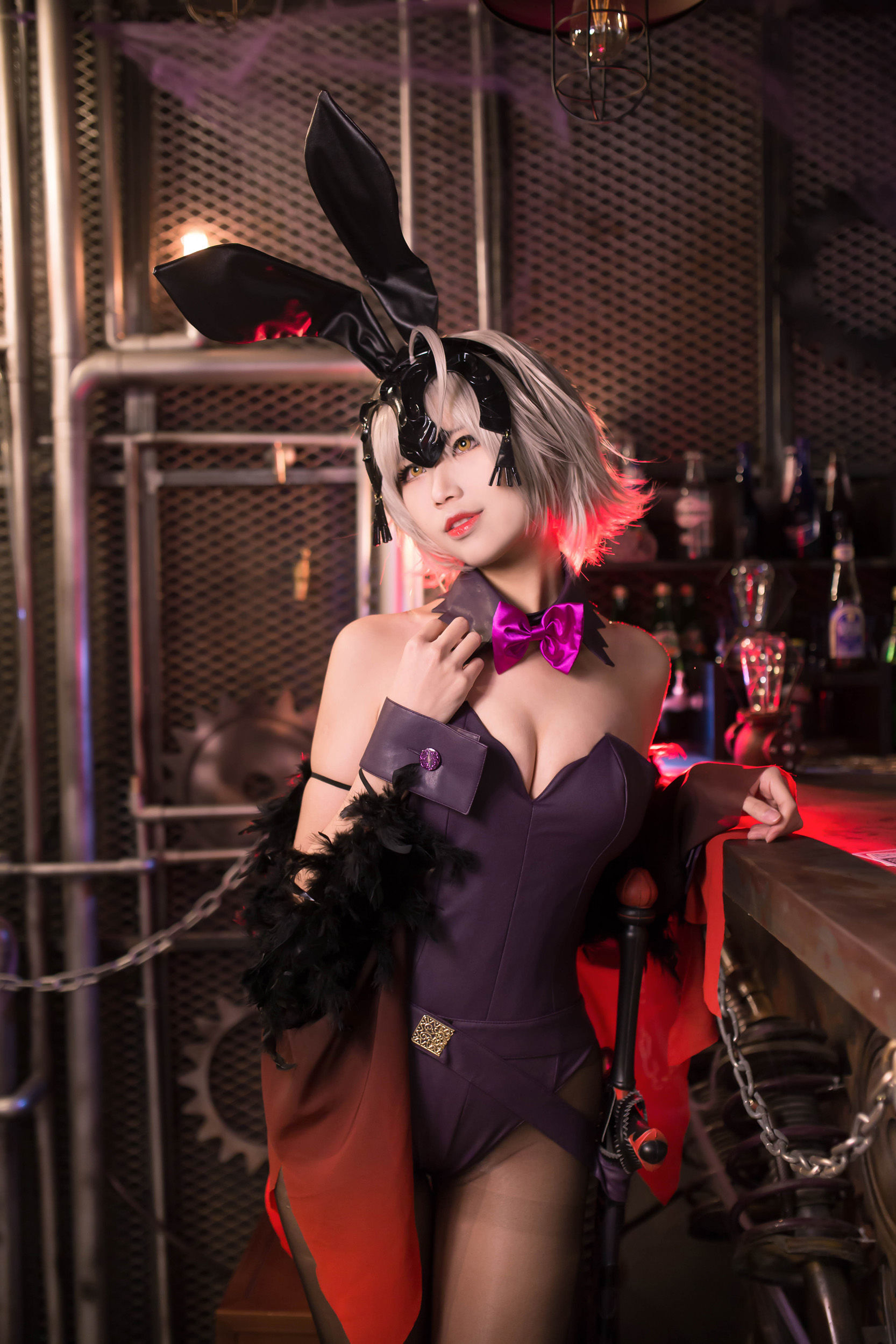 [Cosplay写真] Coser萱-KaYa - 黑贞 兔女郎