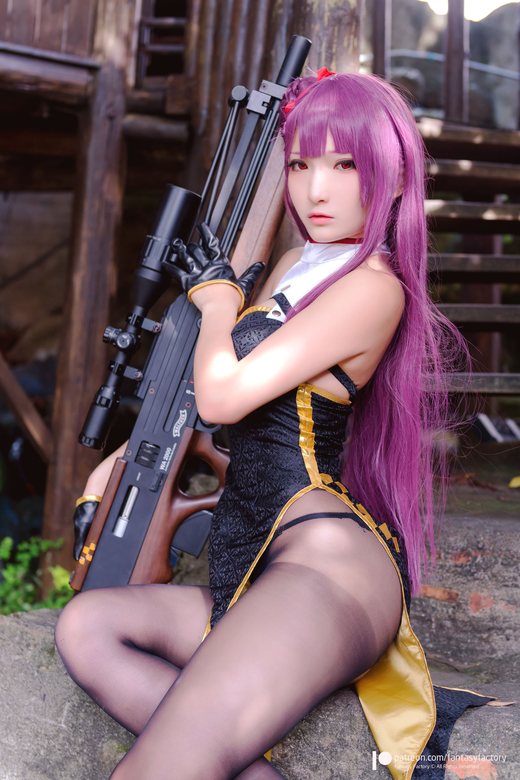 [Cosplay写真] 小丁 《Fantasy Factory》 - 2019.07 JK 情趣 旗袍