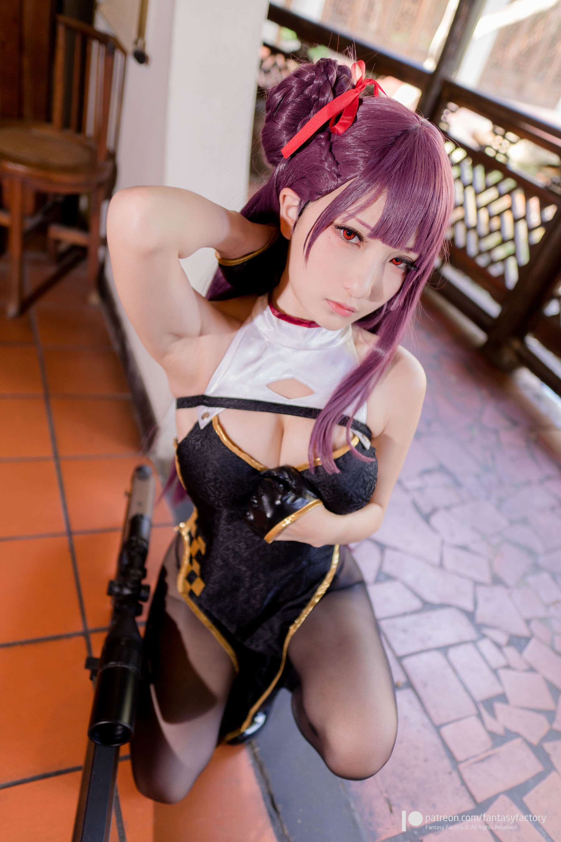 [Cosplay写真] 小丁 《Fantasy Factory》 - 2019.07 JK 情趣 旗袍