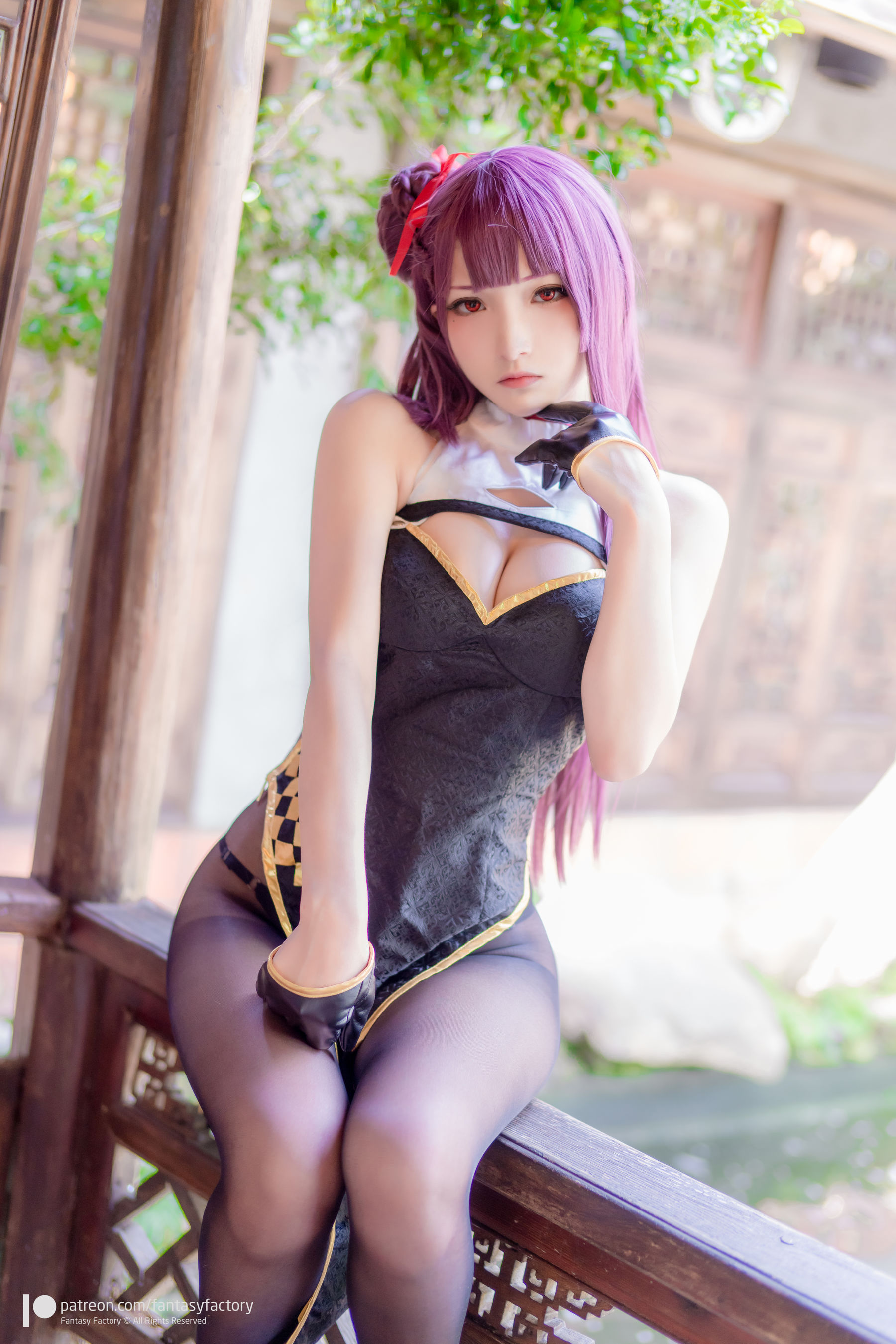 [Cosplay写真] 小丁 《Fantasy Factory》 - 2019.07 JK 情趣 旗袍