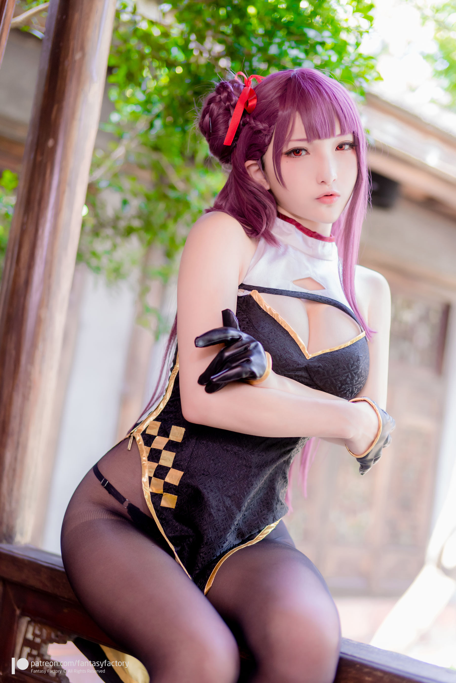 [Cosplay写真] 小丁 《Fantasy Factory》 - 2019.07 JK 情趣 旗袍
