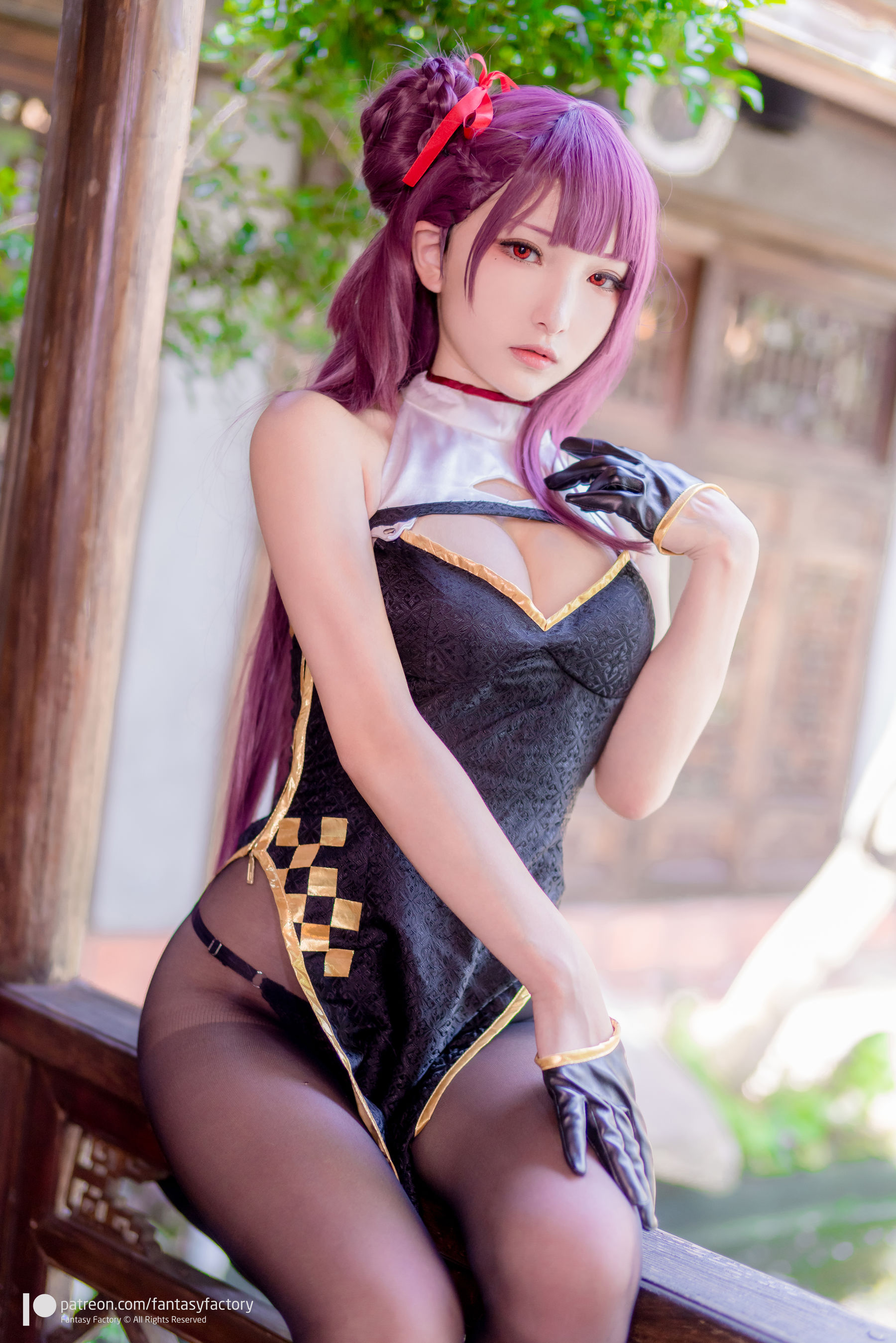 [Cosplay写真] 小丁 《Fantasy Factory》 - 2019.07 JK 情趣 旗袍