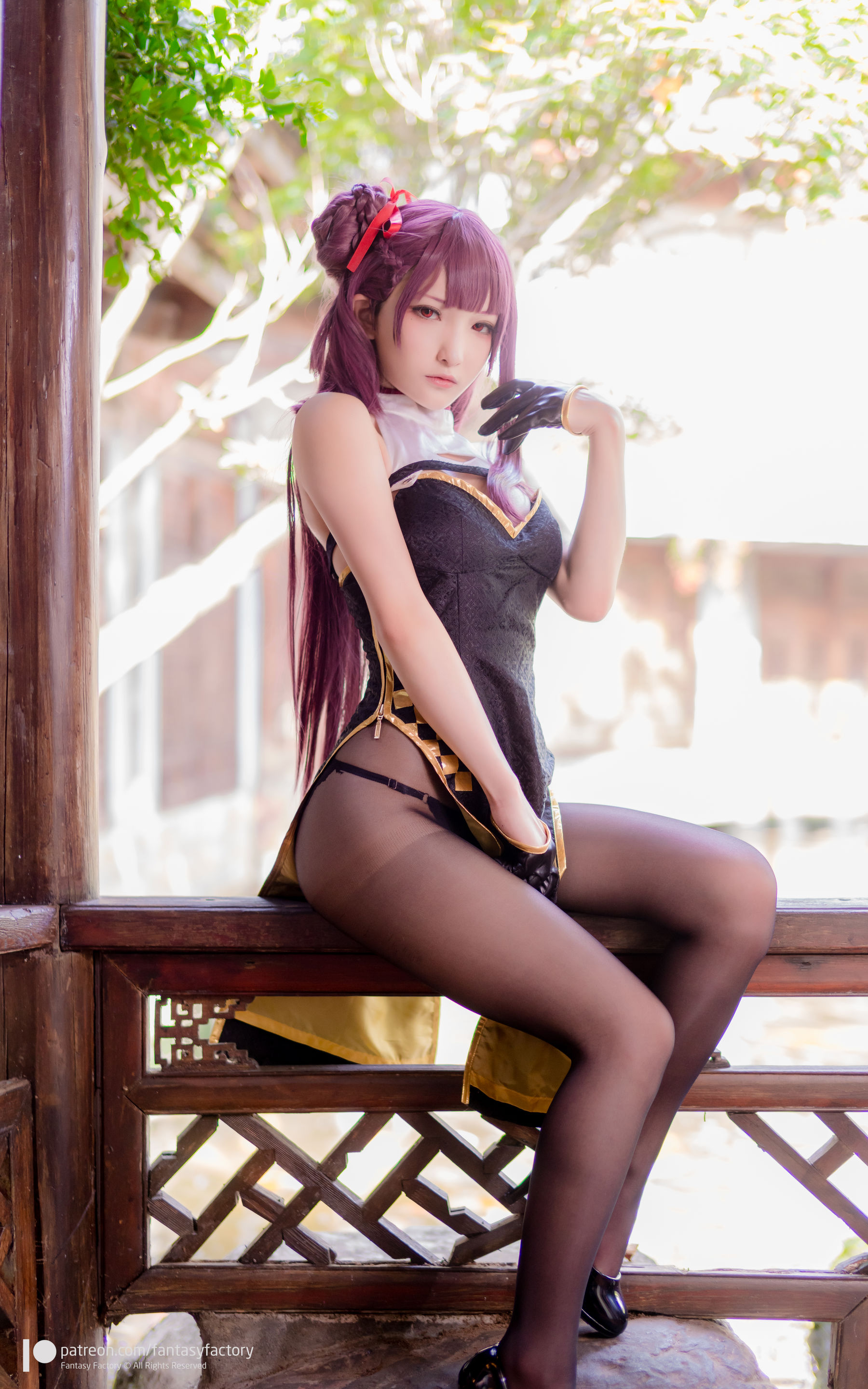 [Cosplay写真] 小丁 《Fantasy Factory》 - 2019.07 JK 情趣 旗袍