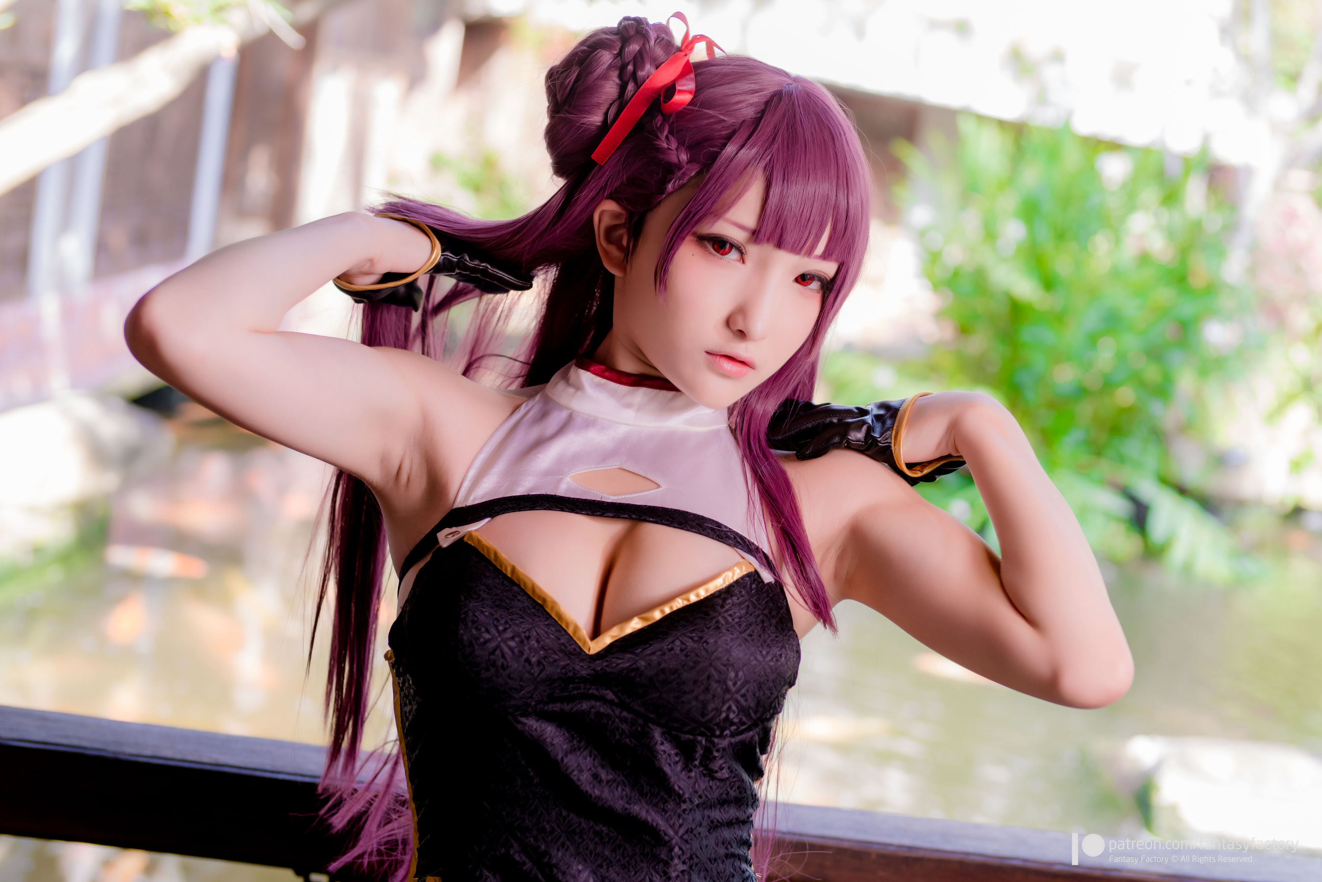 [Cosplay写真] 小丁 《Fantasy Factory》 - 2019.07 JK 情趣 旗袍