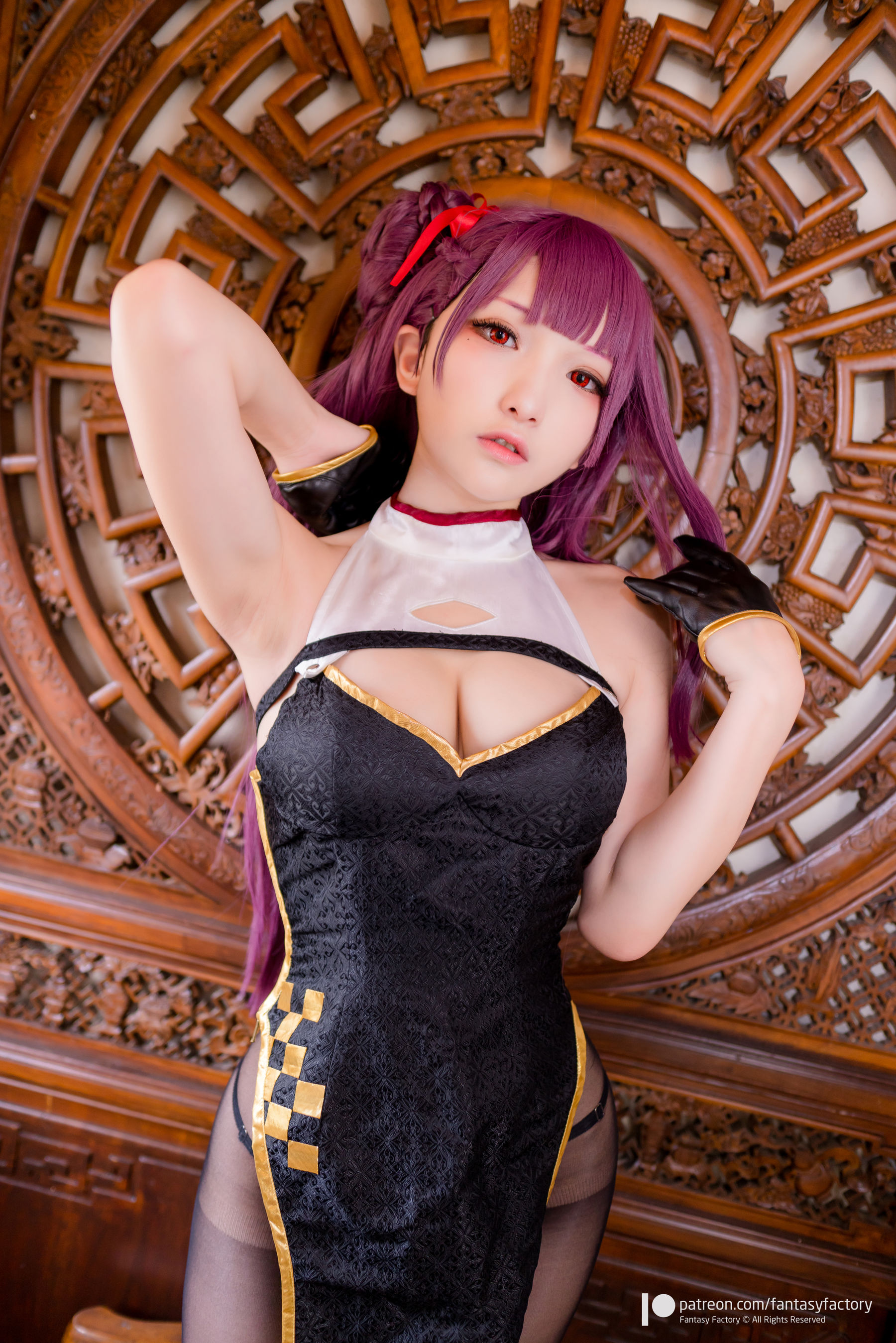 [Cosplay写真] 小丁 《Fantasy Factory》 - 2019.07 JK 情趣 旗袍
