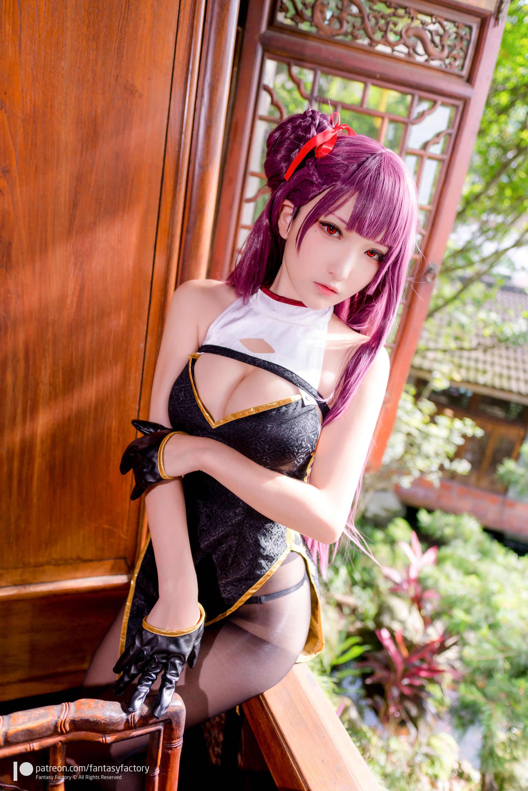 [Cosplay写真] 小丁 《Fantasy Factory》 - 2019.07 JK 情趣 旗袍