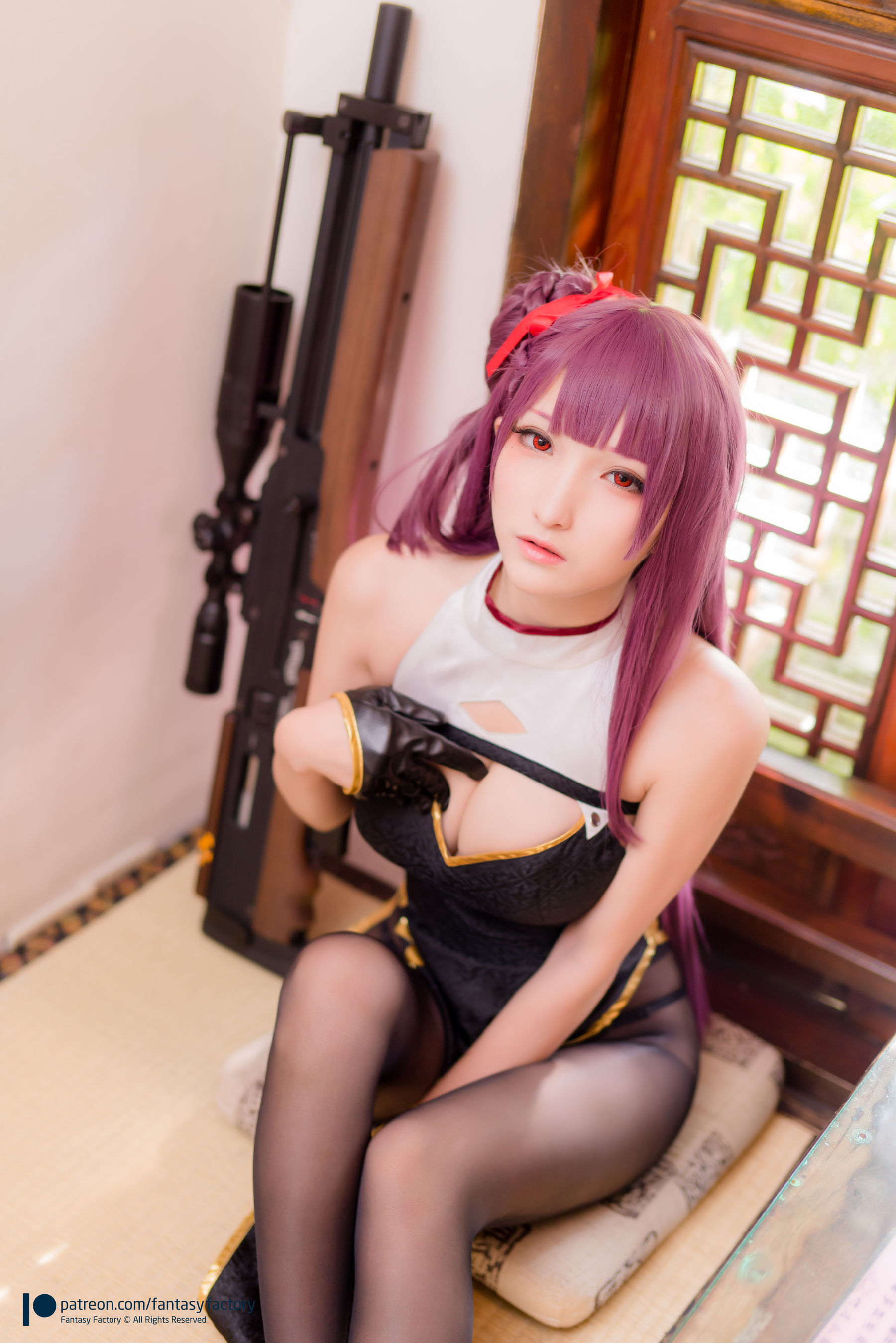 [Cosplay写真] 小丁 《Fantasy Factory》 - 2019.07 JK 情趣 旗袍
