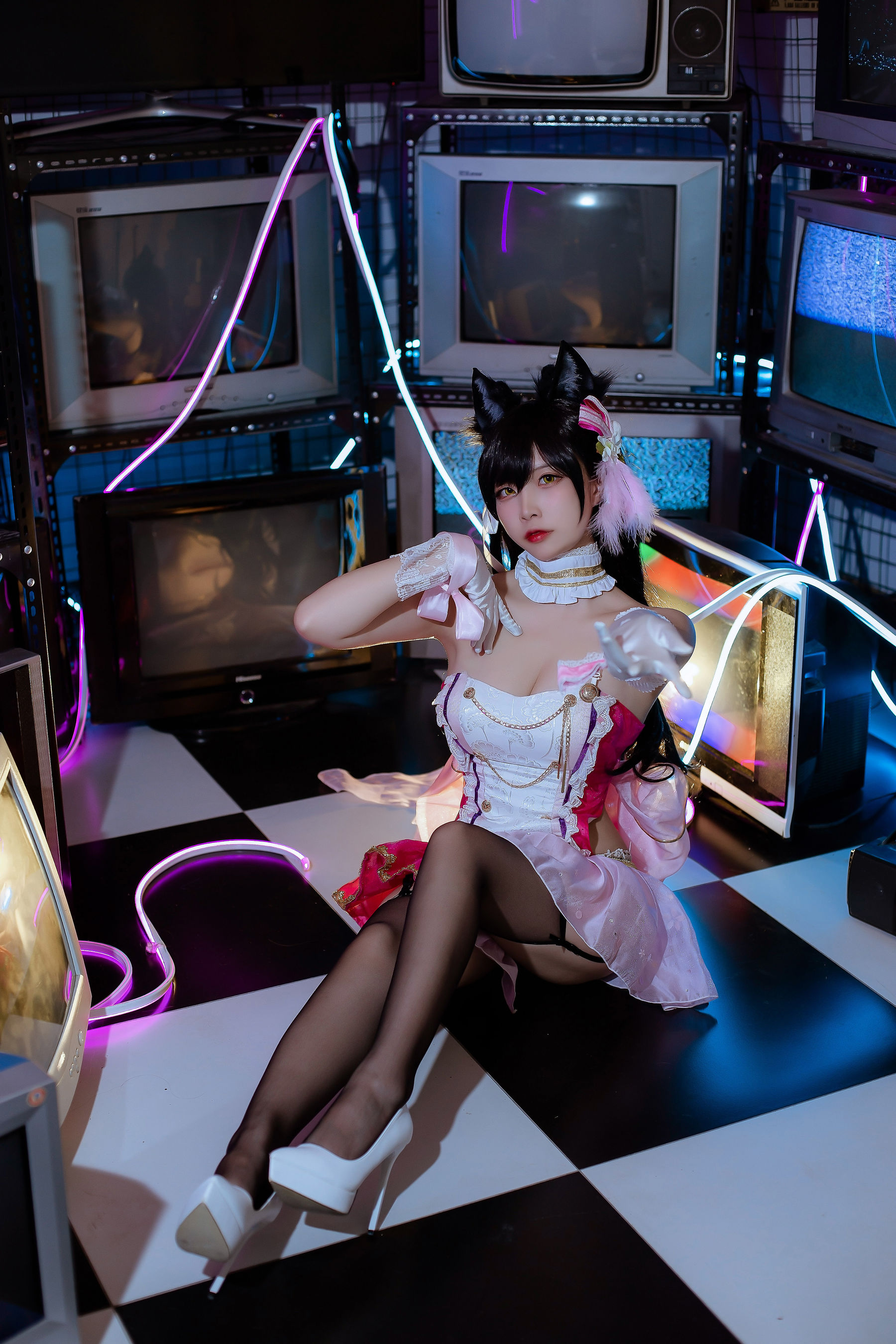 [Cosplay写真] 人气Coser二佐Nisa - 犬之眷之碧蓝爱宕 打歌服
