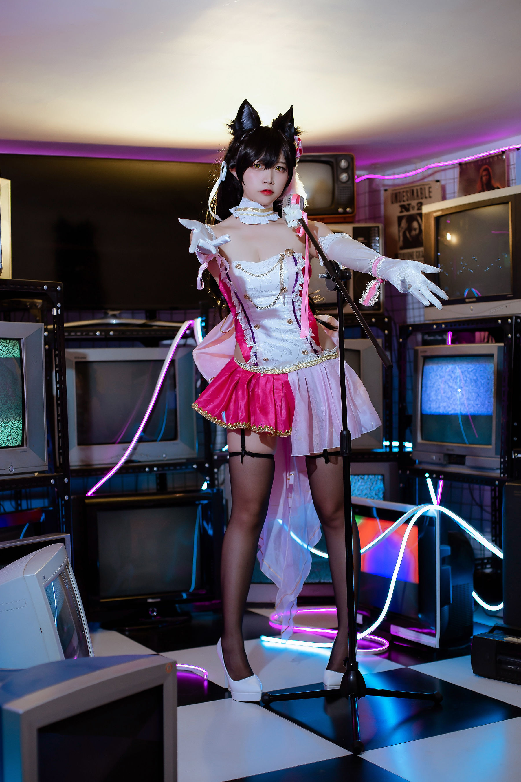 [Cosplay写真] 人气Coser二佐Nisa - 犬之眷之碧蓝爱宕 打歌服