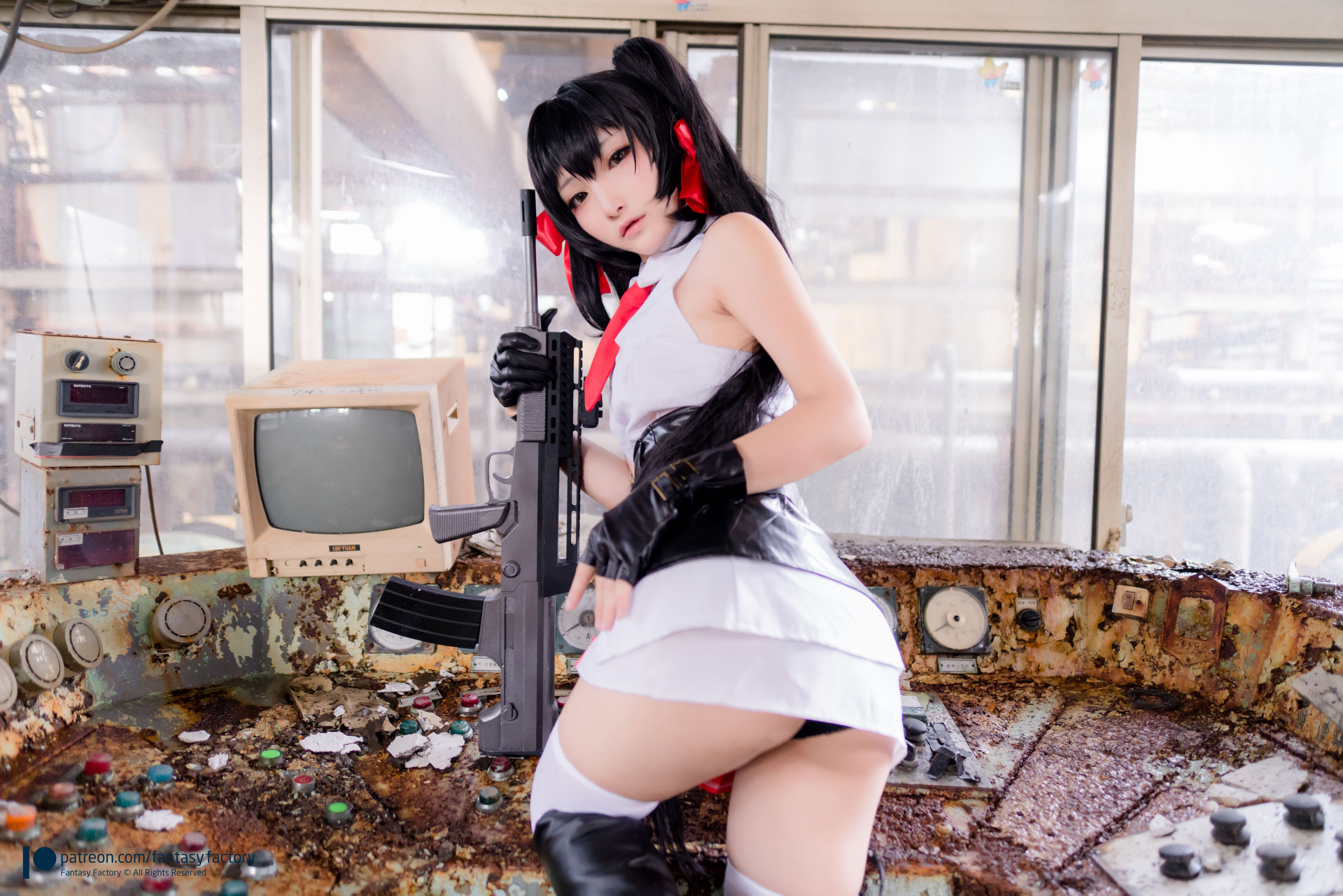[Cosplay写真] 小丁 《Fantasy Factory》 - 2019.08 水底 黑丝 邻家少女
