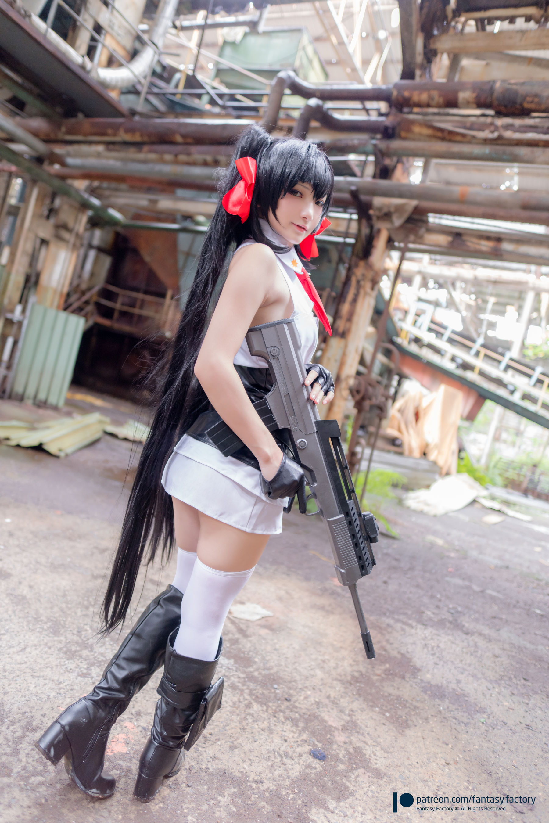 [Cosplay写真] 小丁 《Fantasy Factory》 - 2019.08 水底 黑丝 邻家少女