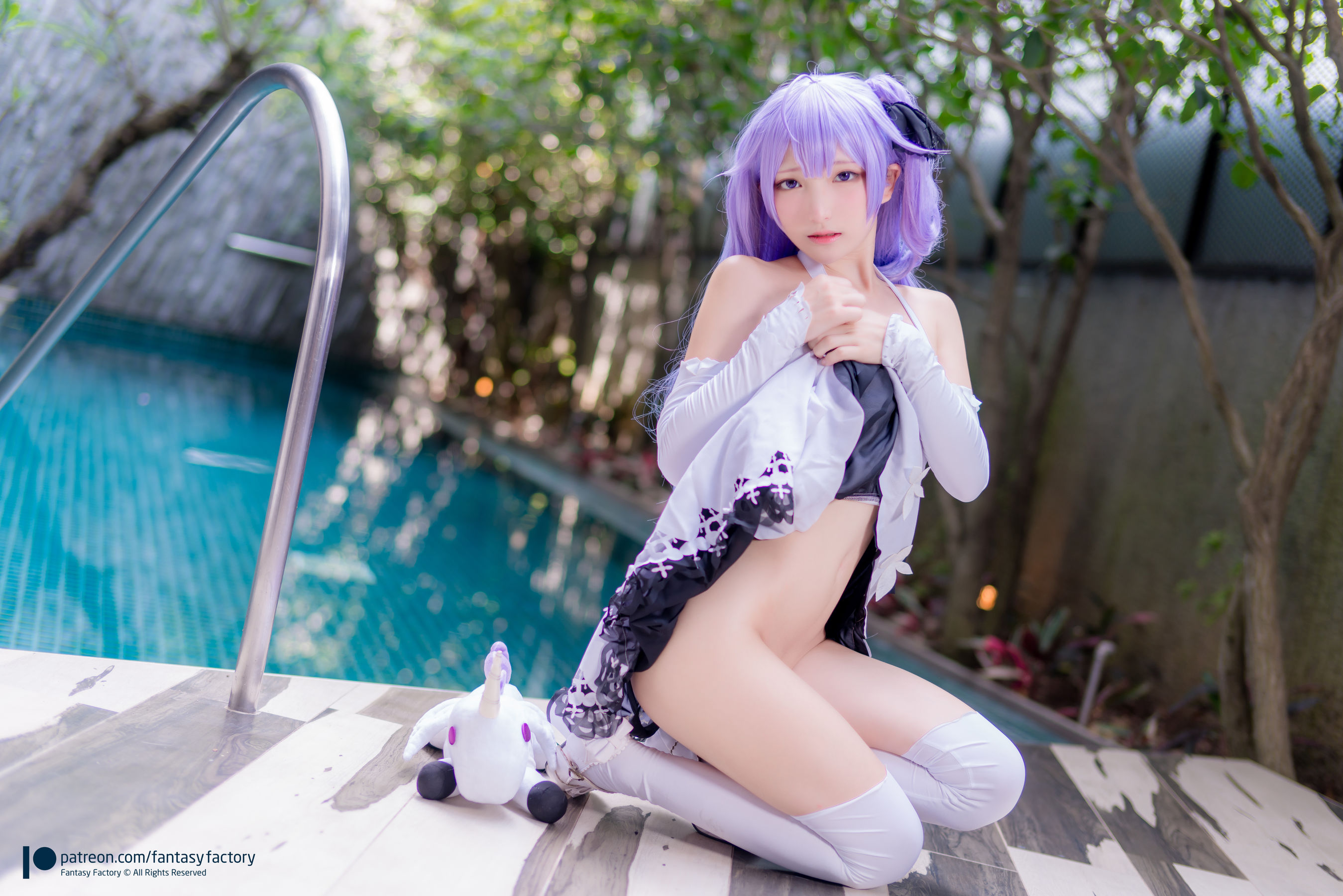 [Cosplay写真] 小丁 《Fantasy Factory》 - 2019.08 水底 黑丝 邻家少女