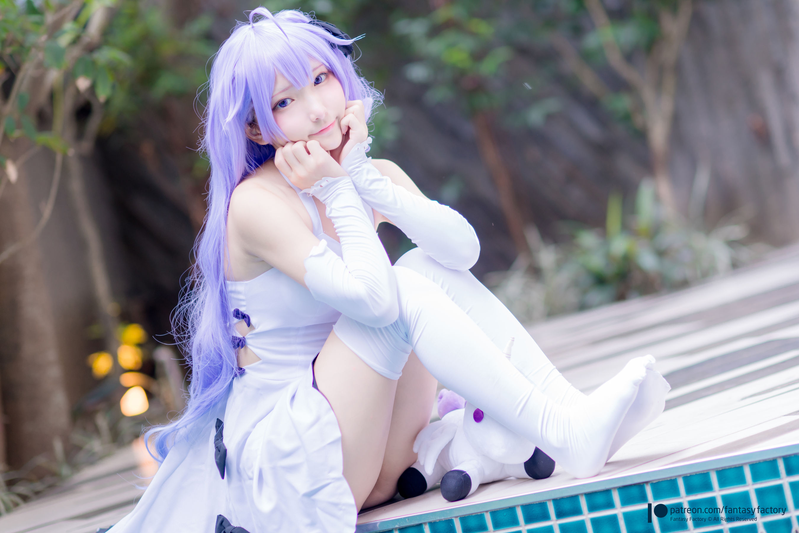[Cosplay写真] 小丁 《Fantasy Factory》 - 2019.08 水底 黑丝 邻家少女