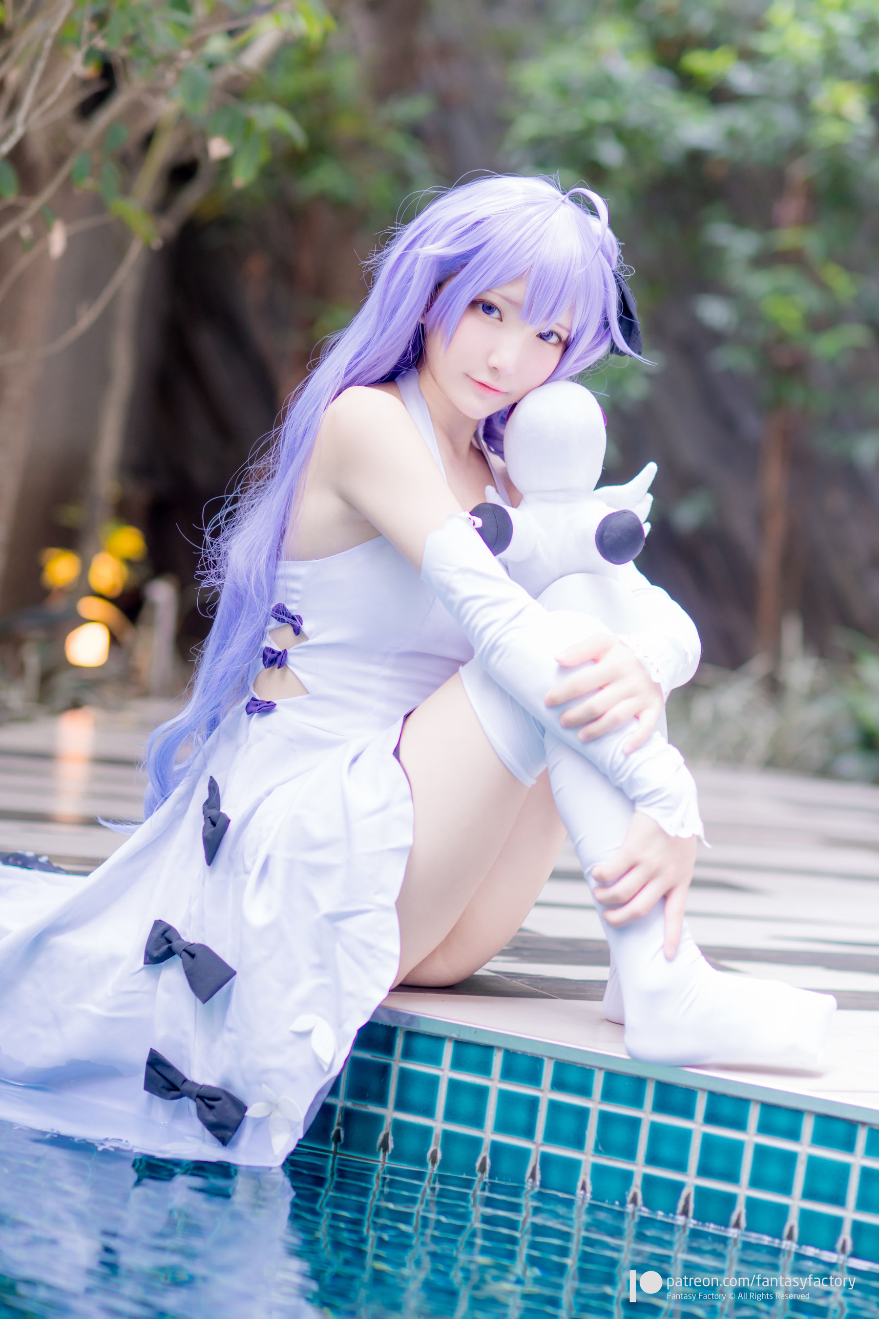 [Cosplay写真] 小丁 《Fantasy Factory》 - 2019.08 水底 黑丝 邻家少女
