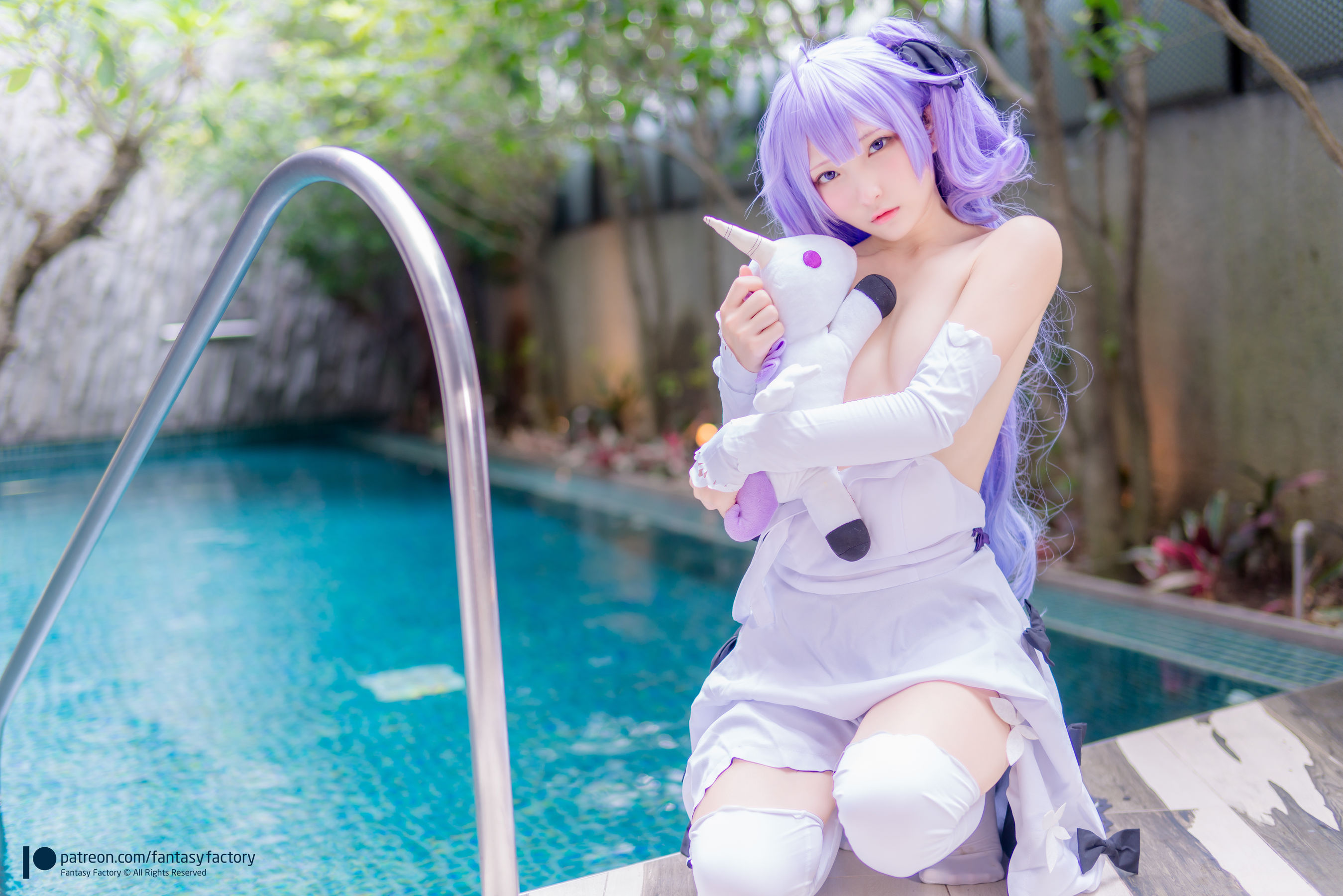 [Cosplay写真] 小丁 《Fantasy Factory》 - 2019.08 水底 黑丝 邻家少女