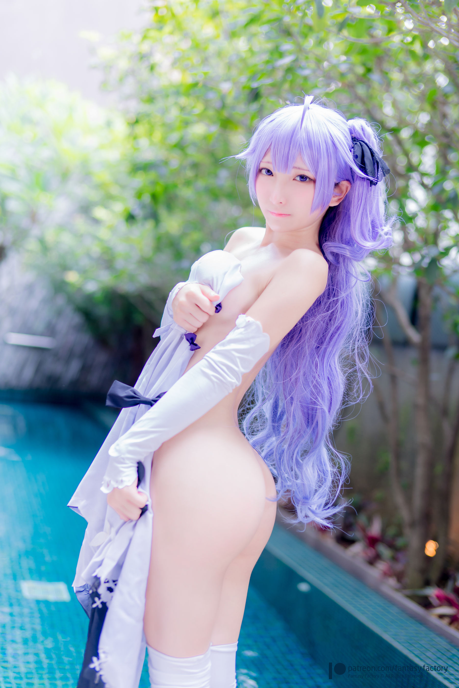 [Cosplay写真] 小丁 《Fantasy Factory》 - 2019.08 水底 黑丝 邻家少女