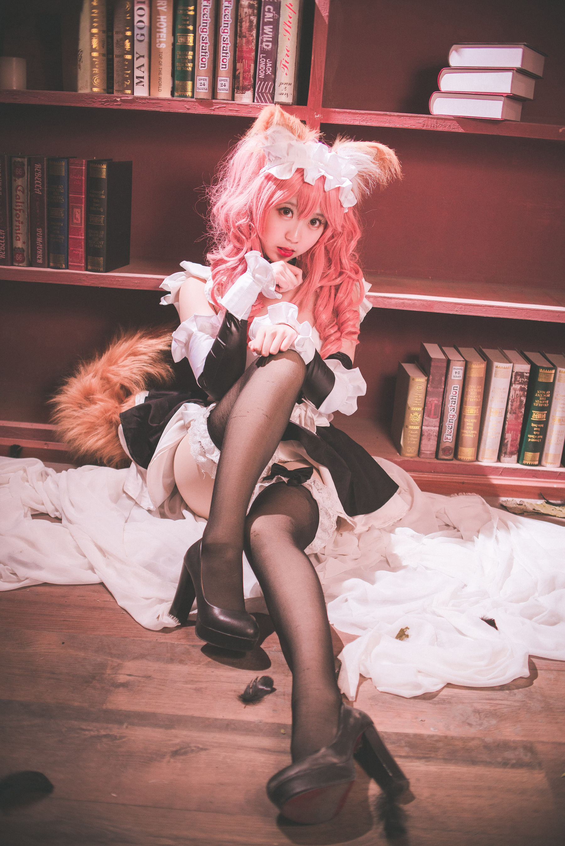 [Cosplay写真] 人气Coser黑川 - 玉藻前真爱