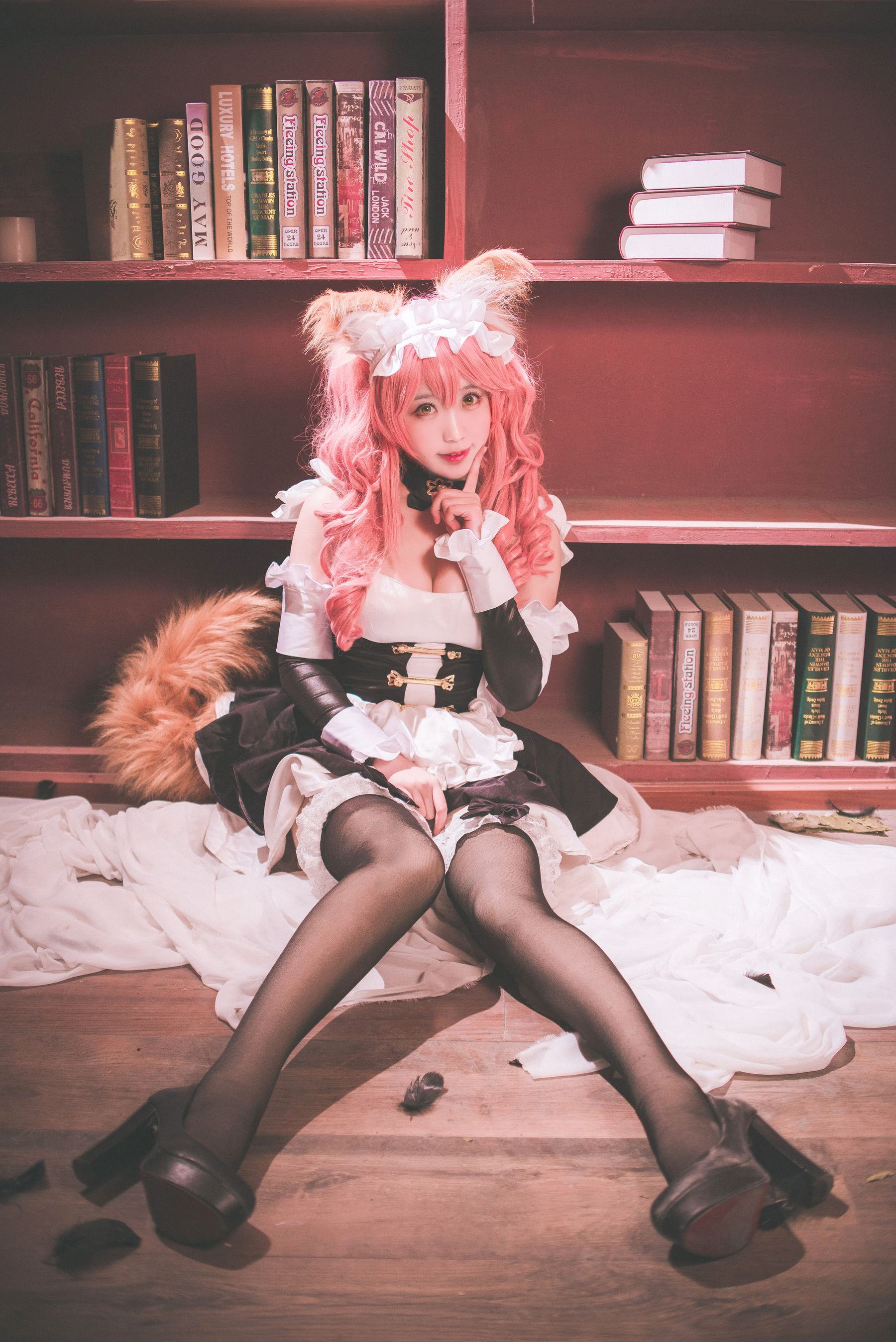 [Cosplay写真] 人气Coser黑川 - 玉藻前真爱