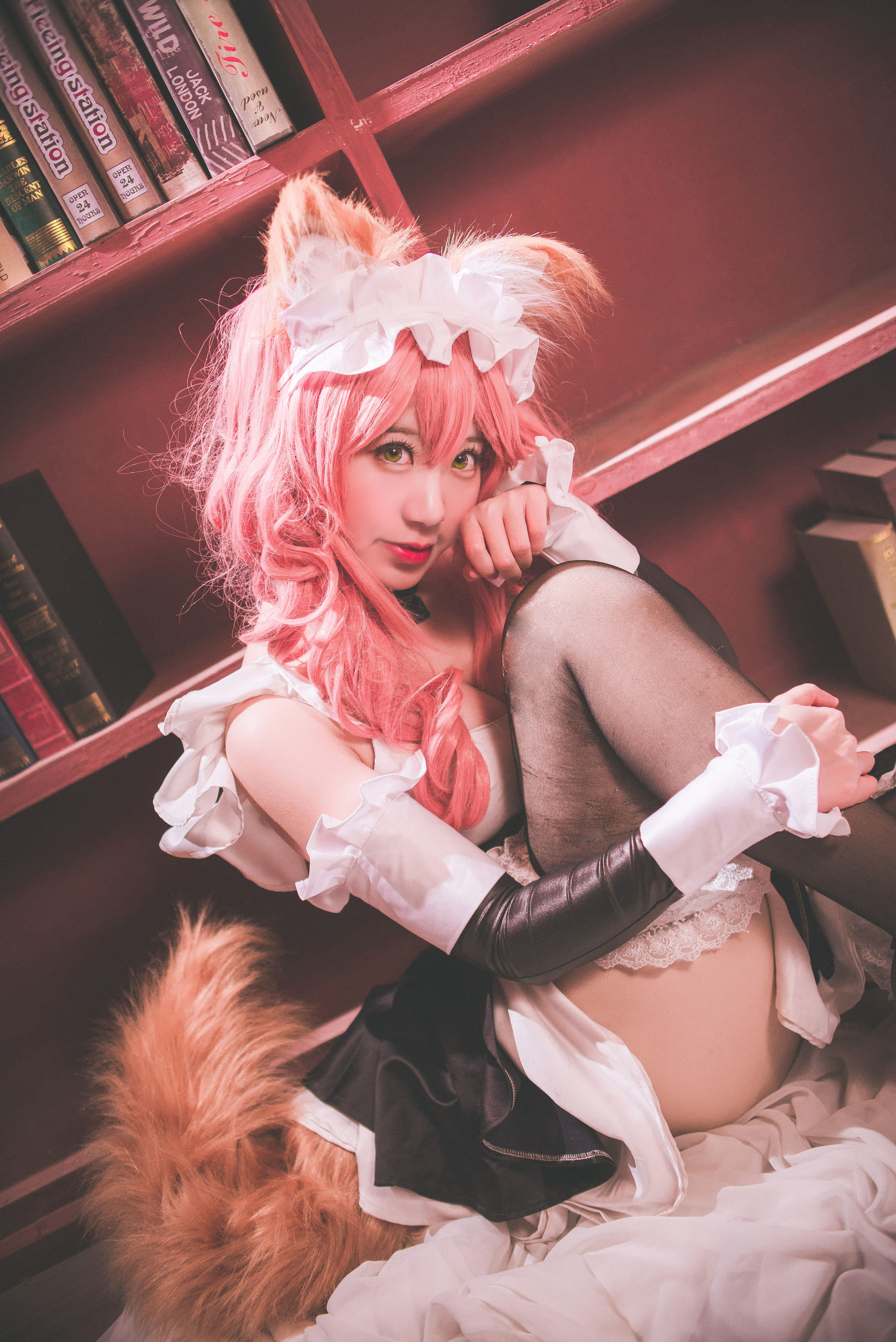 [Cosplay写真] 人气Coser黑川 - 玉藻前真爱