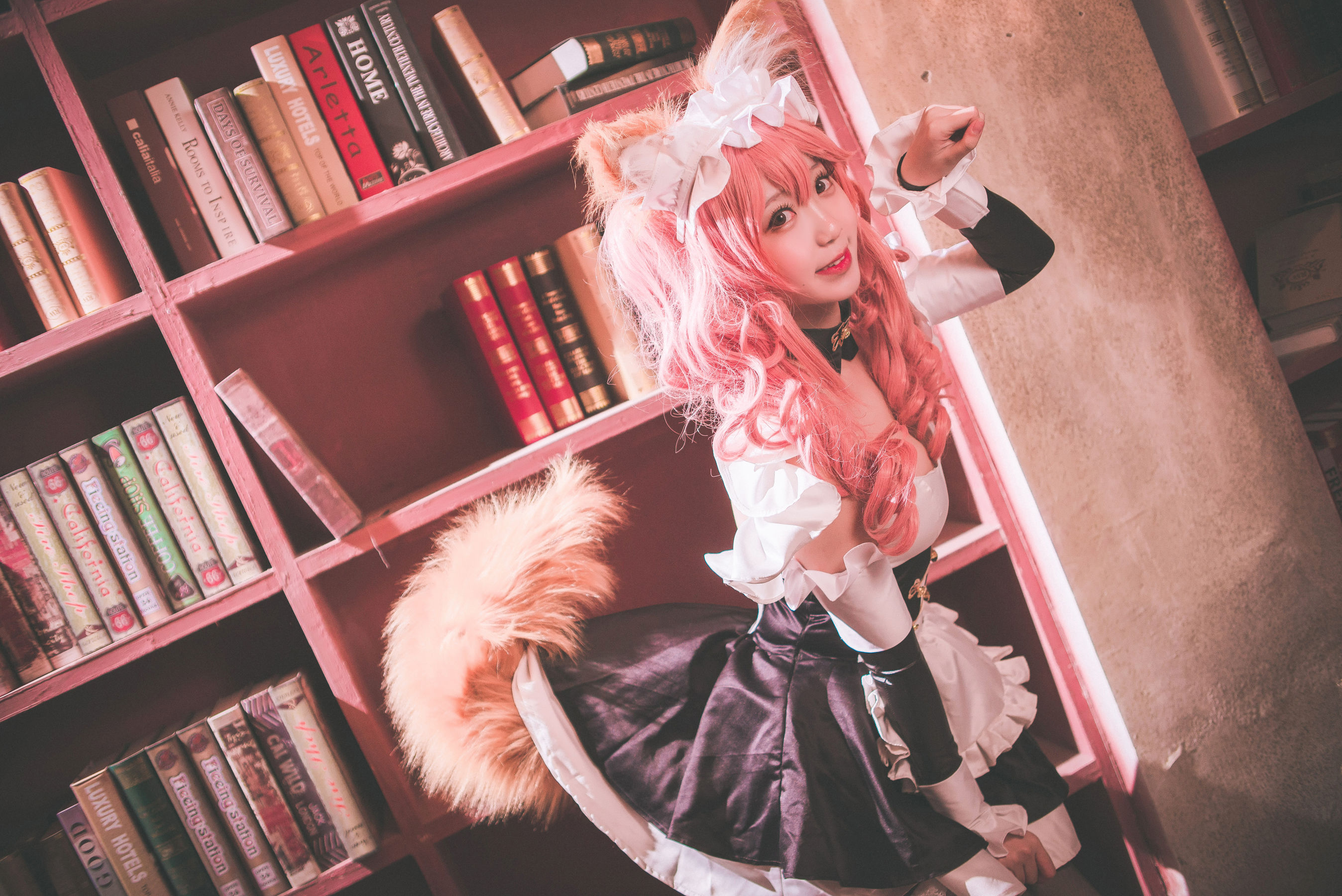 [Cosplay写真] 人气Coser黑川 - 玉藻前真爱