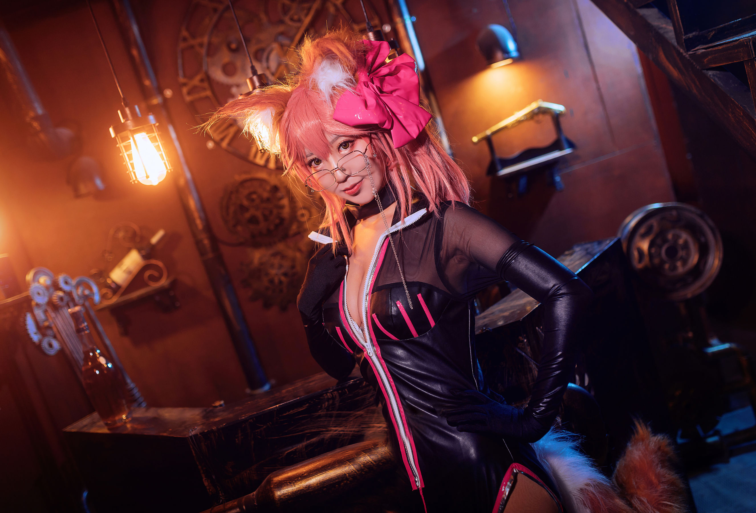[Cosplay写真] 人气Coser黑川 - 玉藻前真爱