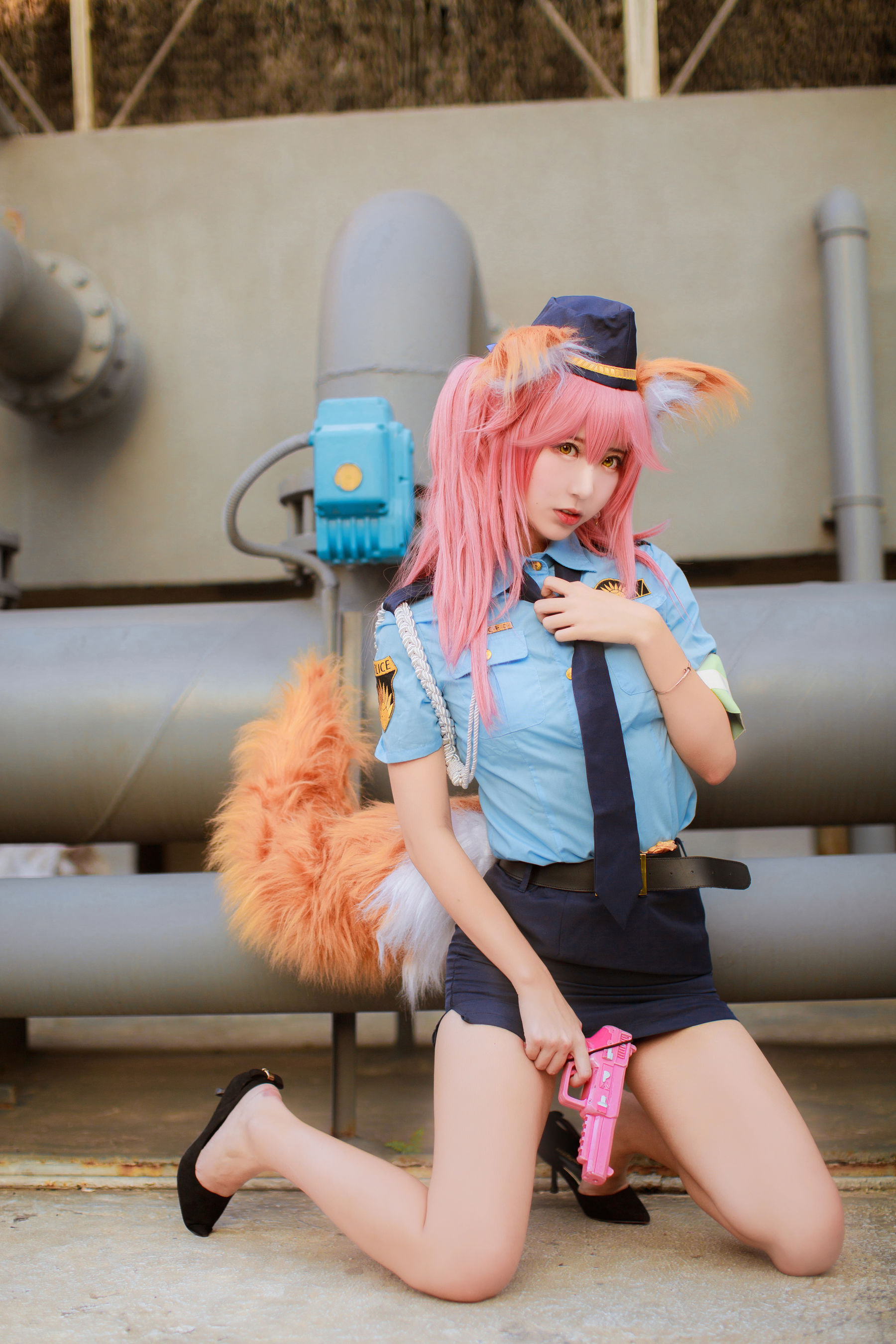 [Cosplay写真] 人气Coser黑川 - 玉藻前真爱