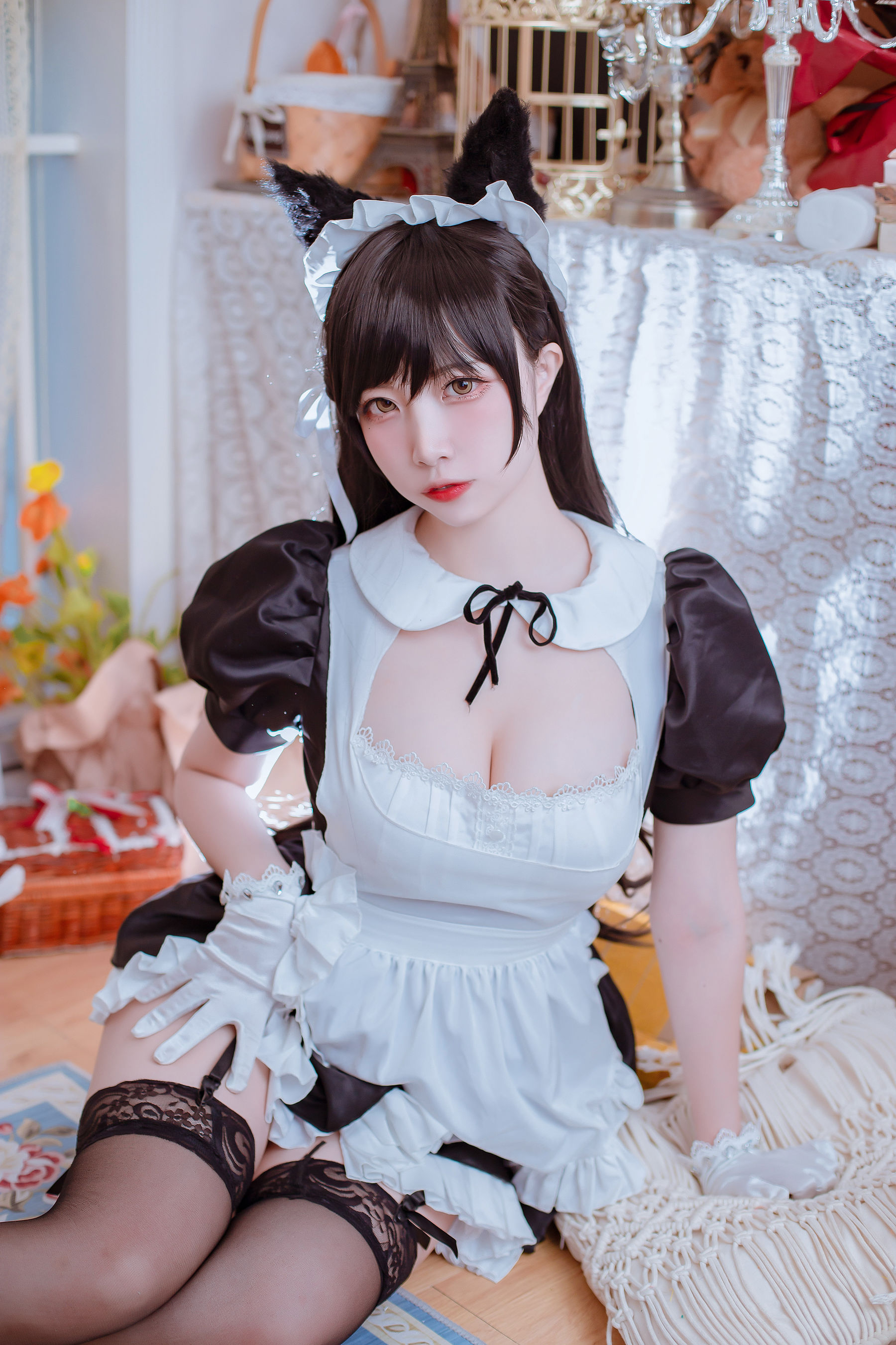 [Cosplay写真] 人气Coser二佐Nisa - 犬之眷之碧蓝爱宕 女仆