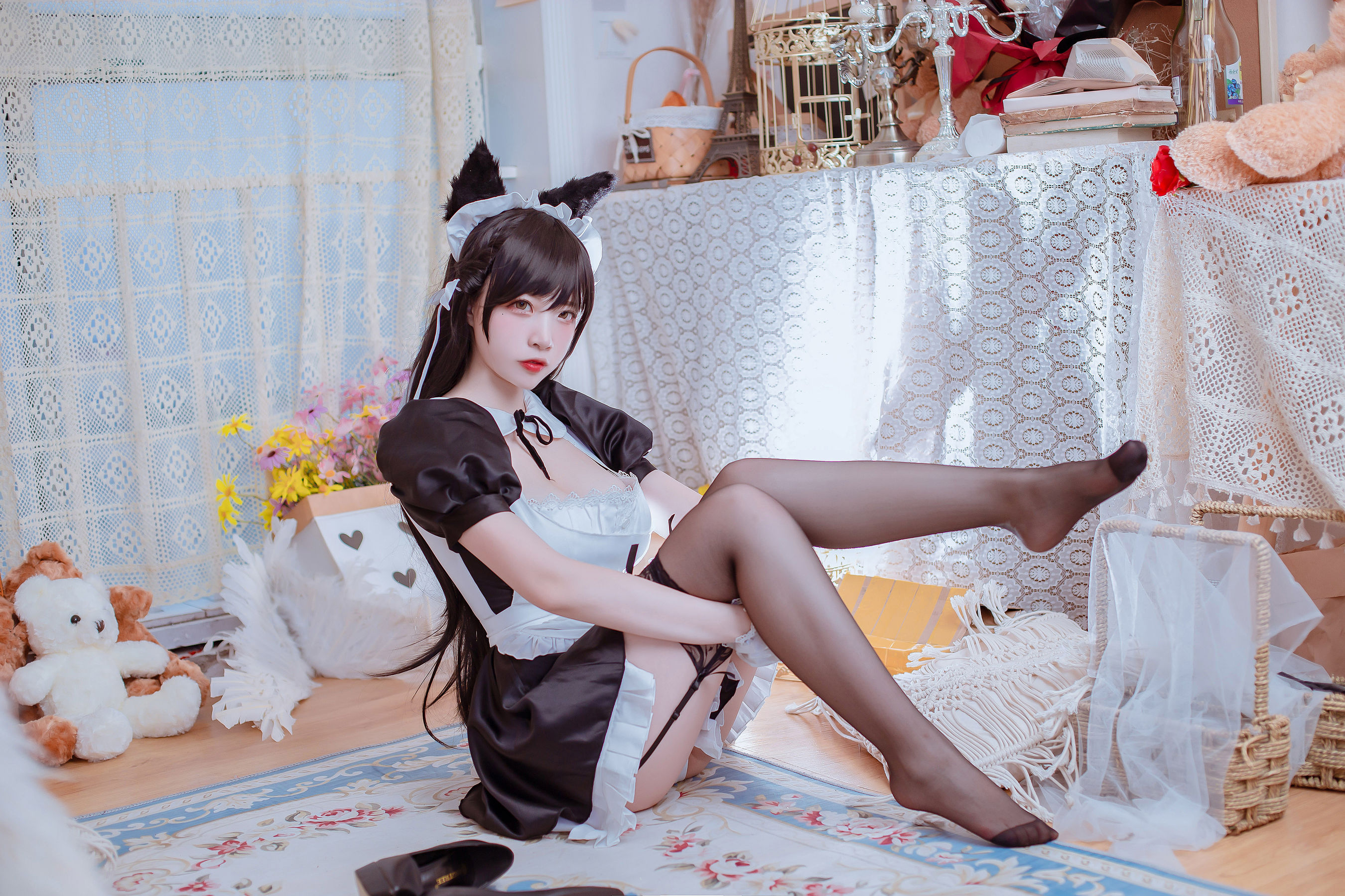 [Cosplay写真] 人气Coser二佐Nisa - 犬之眷之碧蓝爱宕 女仆