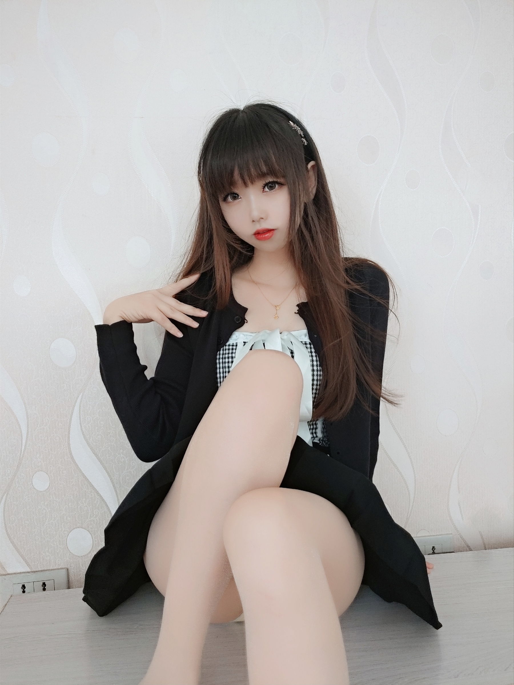 [Cosplay写真] Cos小姐姐雪琪 - 肉丝连衣裙