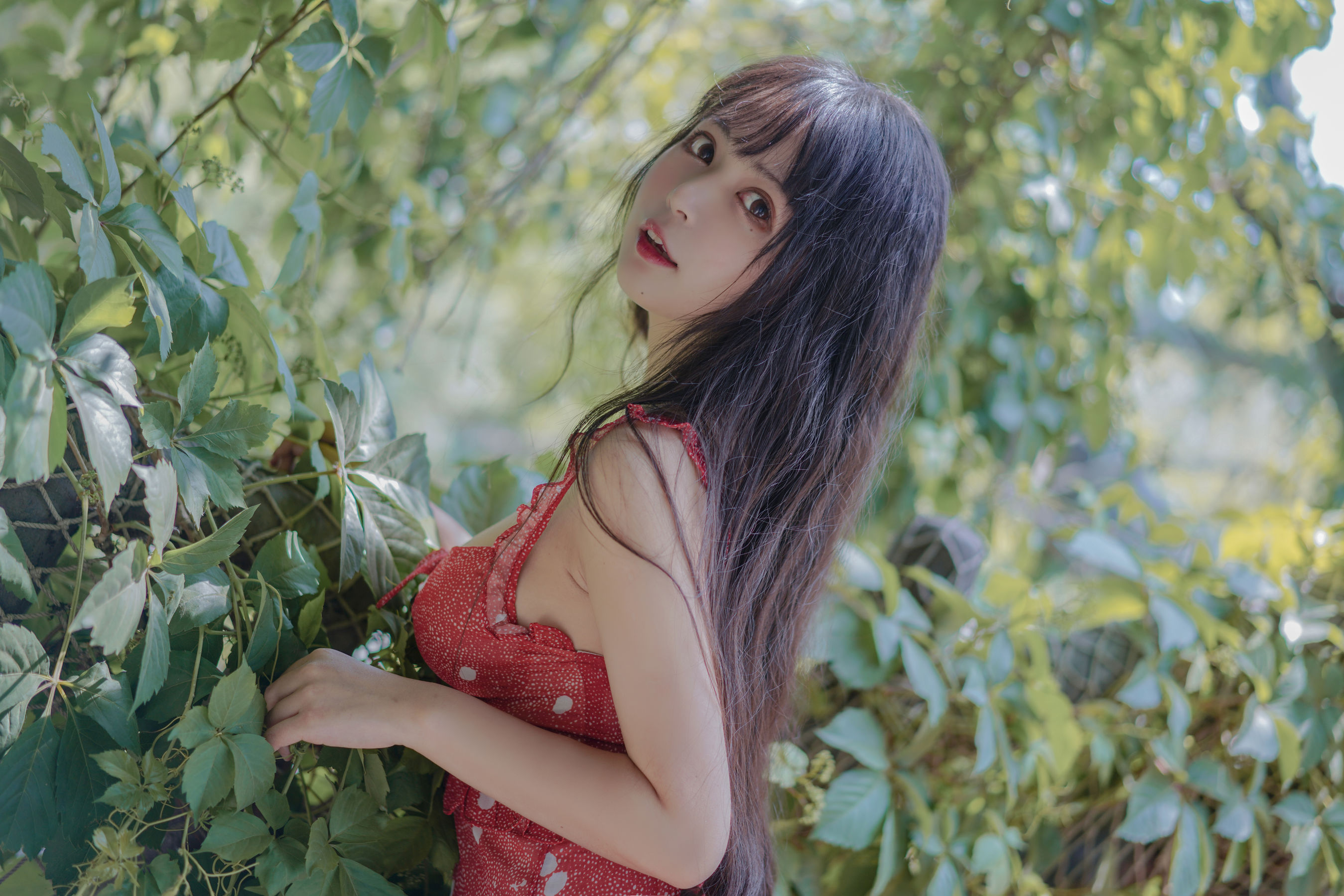 [Cosplay写真] 大眼萌妹黑猫猫OvO - 草莓