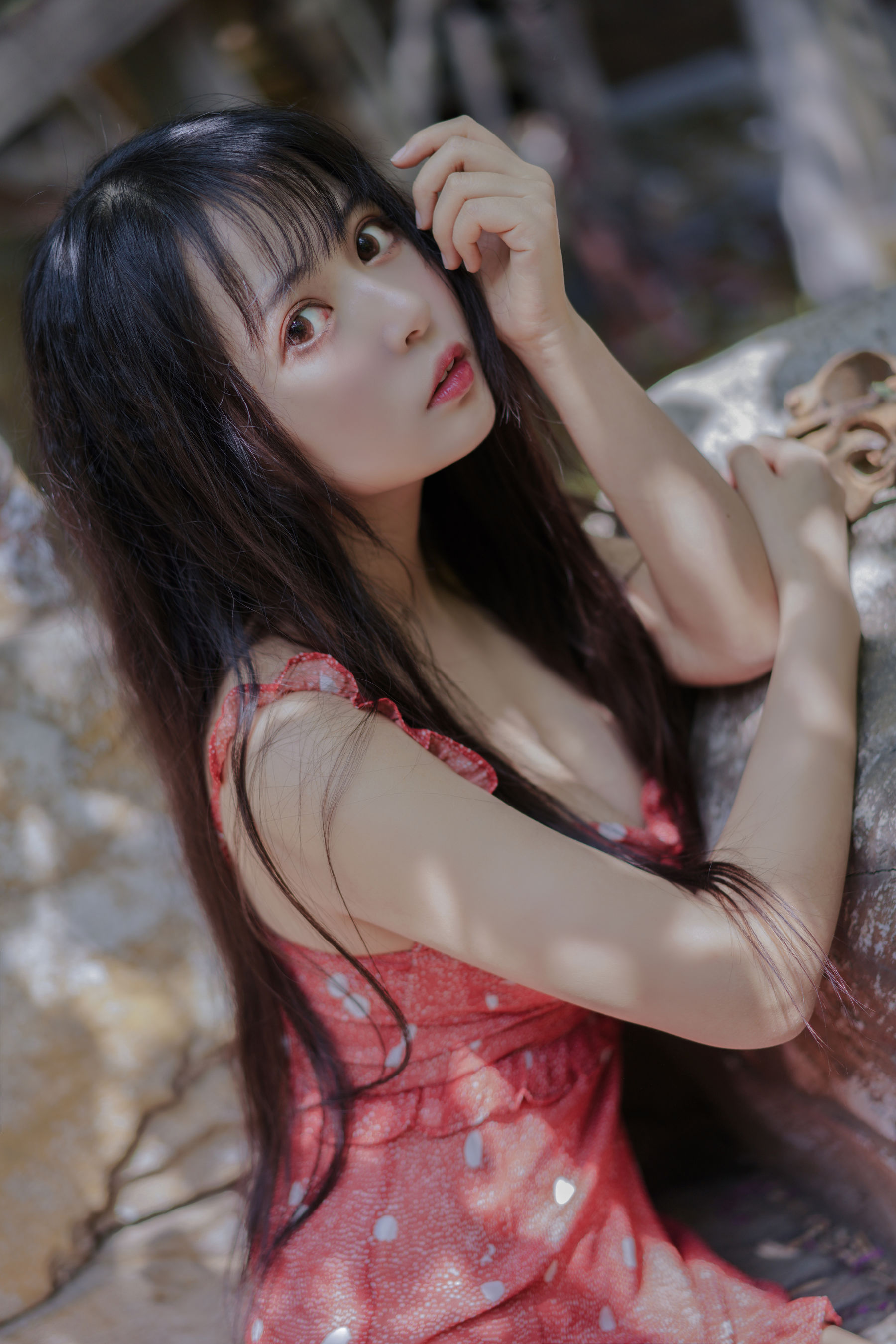 [Cosplay写真] 大眼萌妹黑猫猫OvO - 草莓