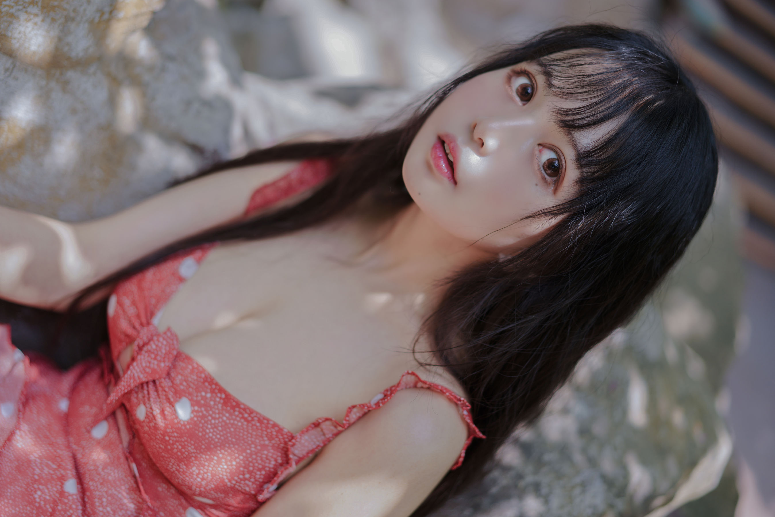 [Cosplay写真] 大眼萌妹黑猫猫OvO - 草莓