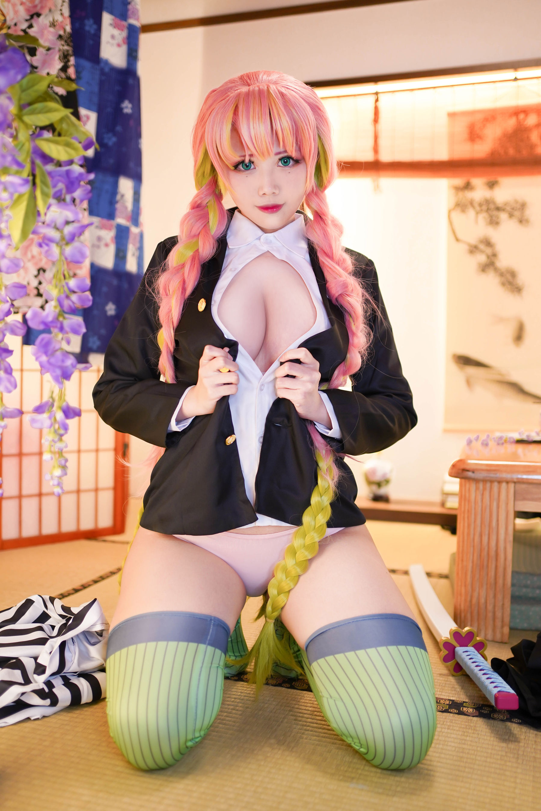 [Cosplay写真] Coser萱-KaYa - 鬼灭之刃 甘露寺