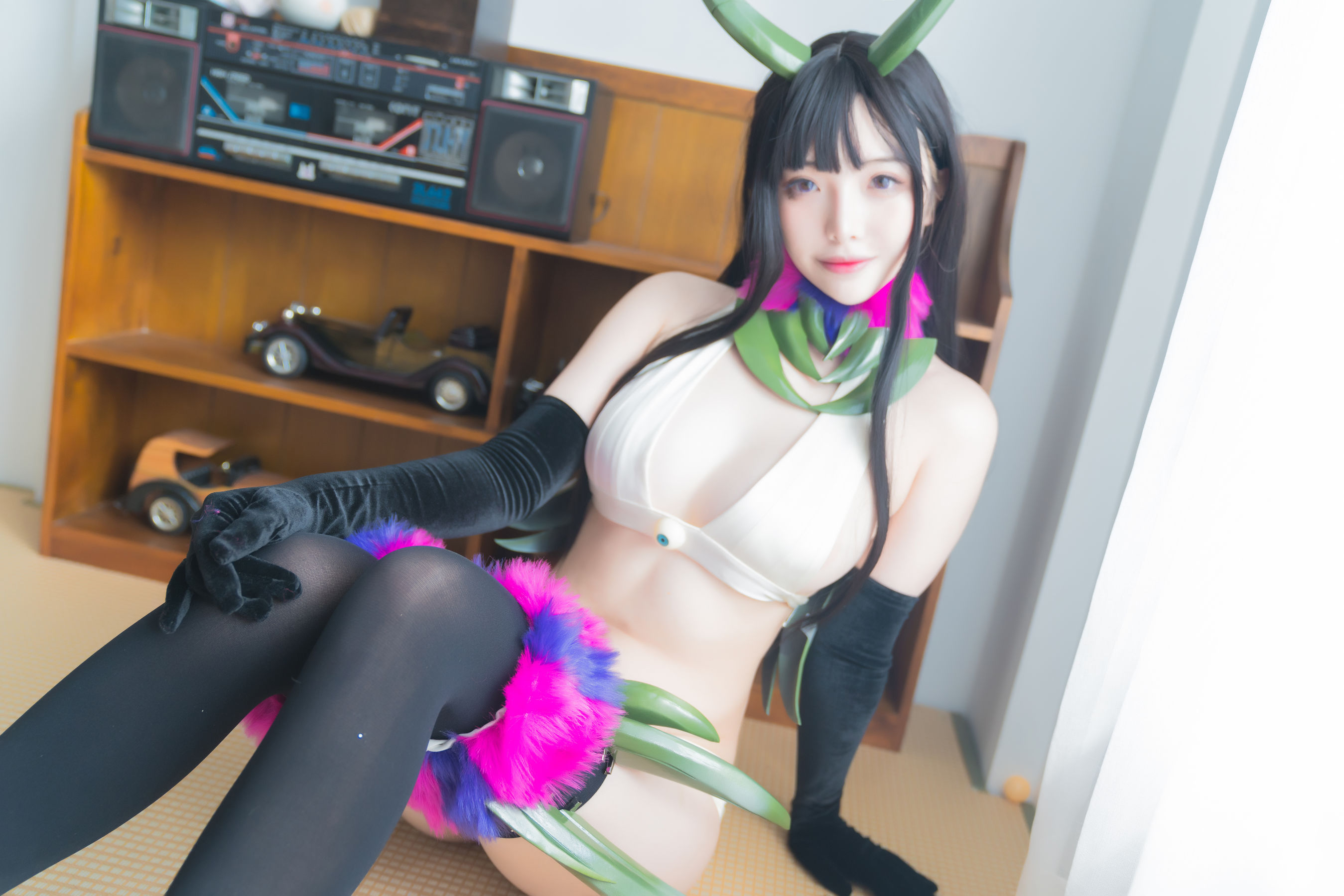 [Cosplay写真] 动漫博主雯妹 - 恶魔姐姐