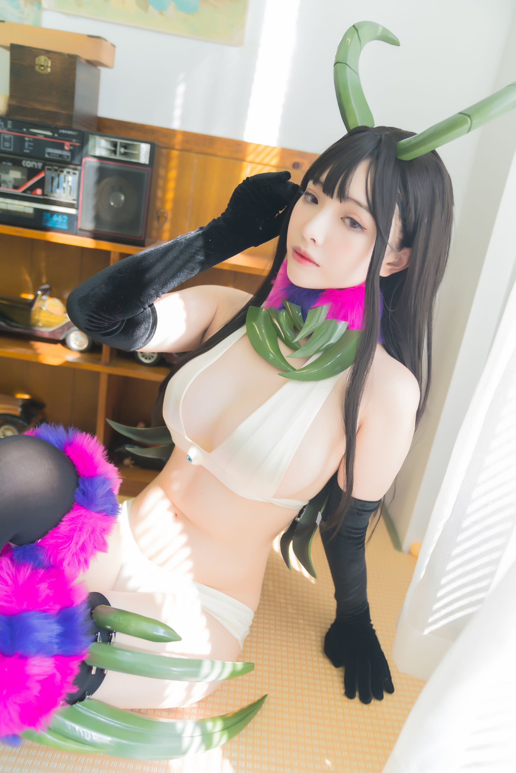 [Cosplay写真] 动漫博主雯妹 - 恶魔姐姐