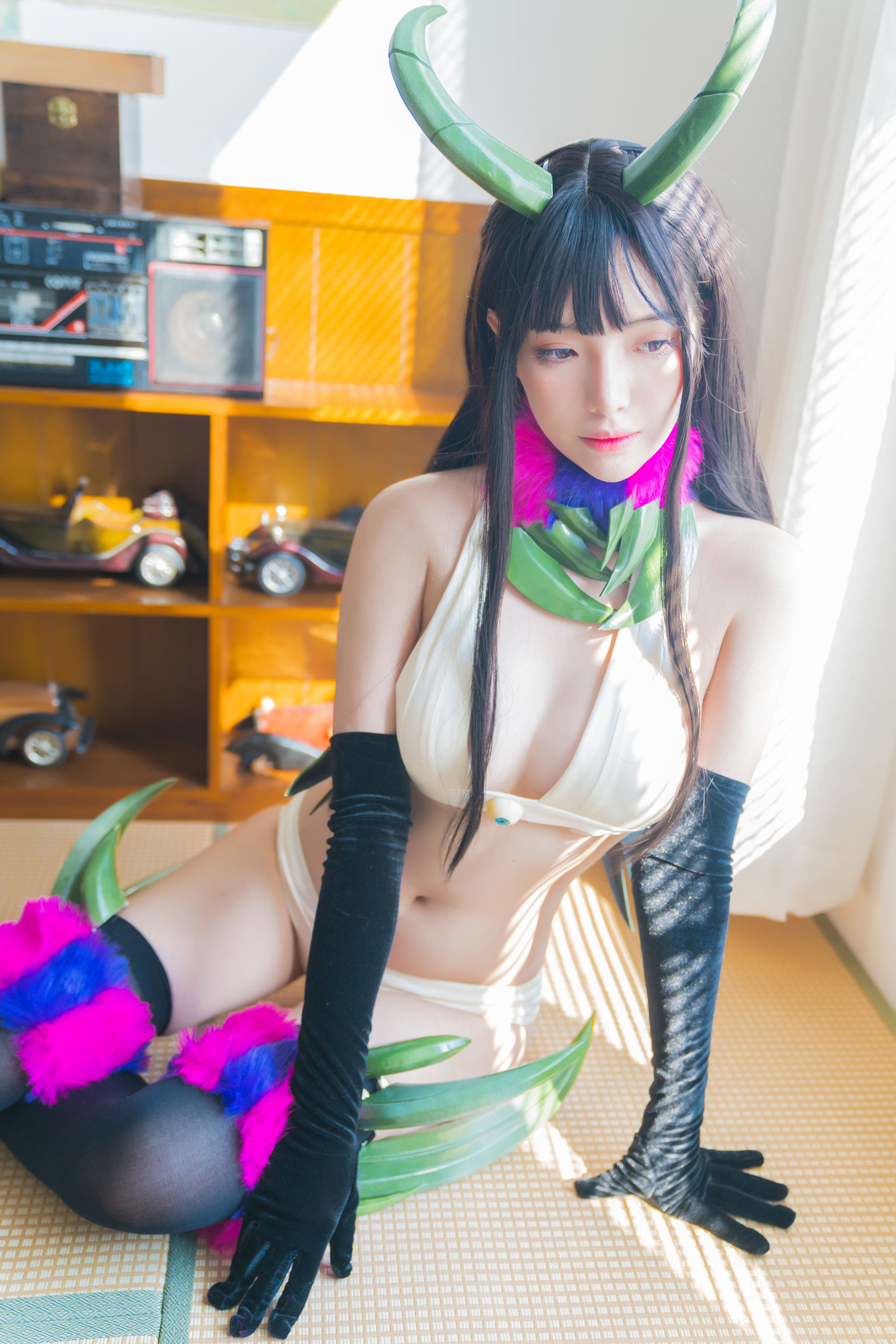 [Cosplay写真] 动漫博主雯妹 - 恶魔姐姐