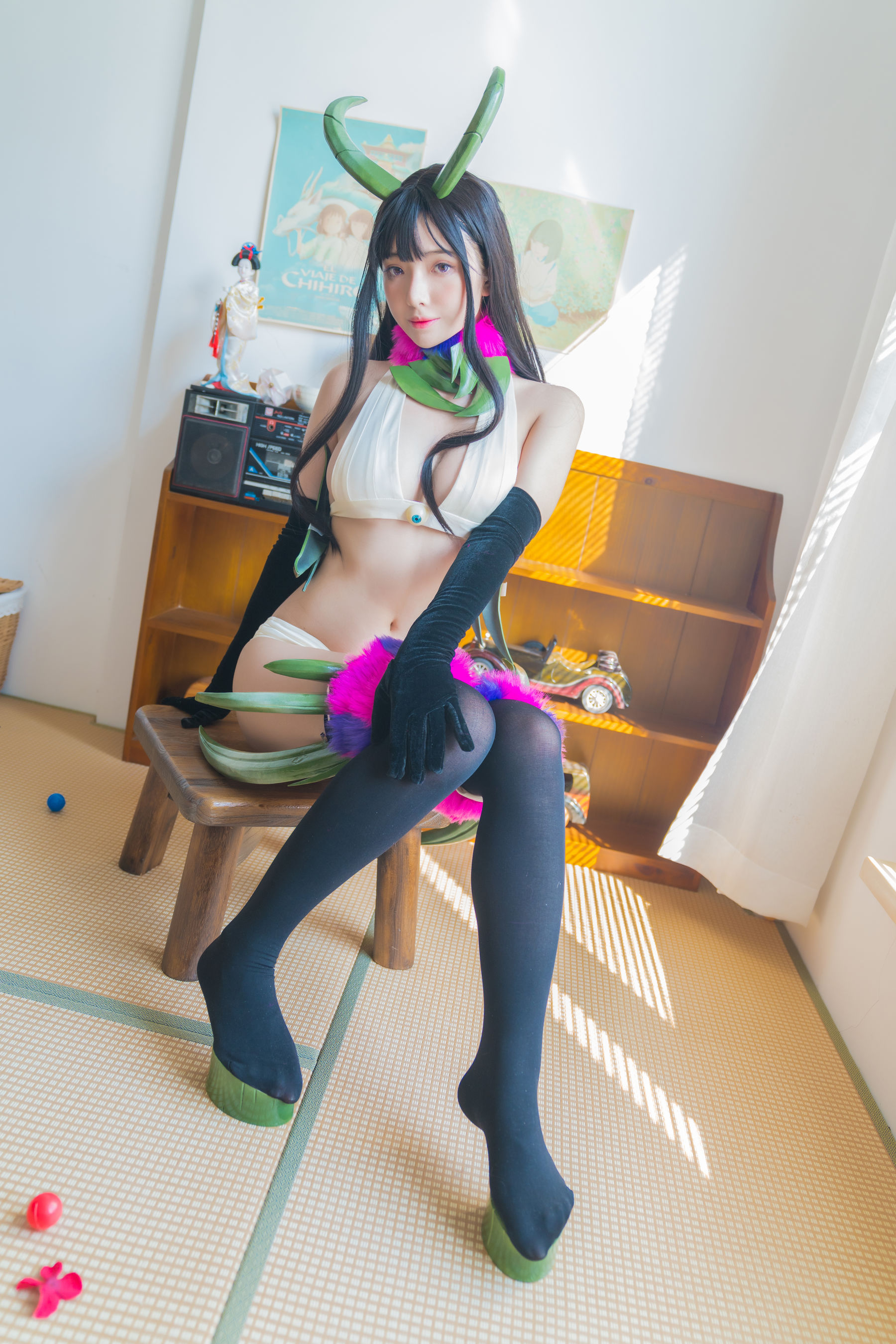 [Cosplay写真] 动漫博主雯妹 - 恶魔姐姐