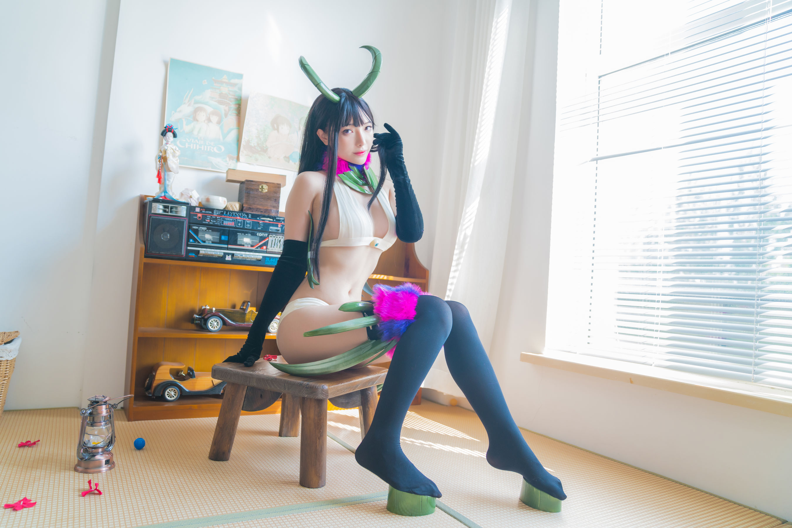 [Cosplay写真] 动漫博主雯妹 - 恶魔姐姐