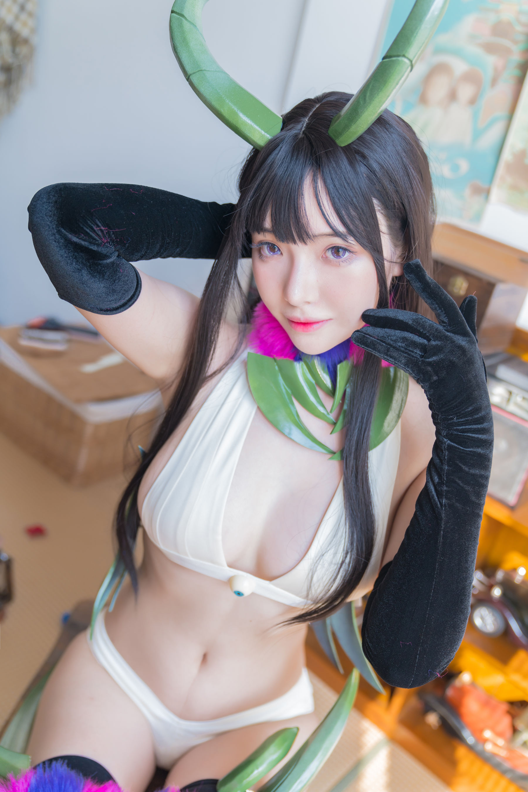 [Cosplay写真] 动漫博主雯妹 - 恶魔姐姐