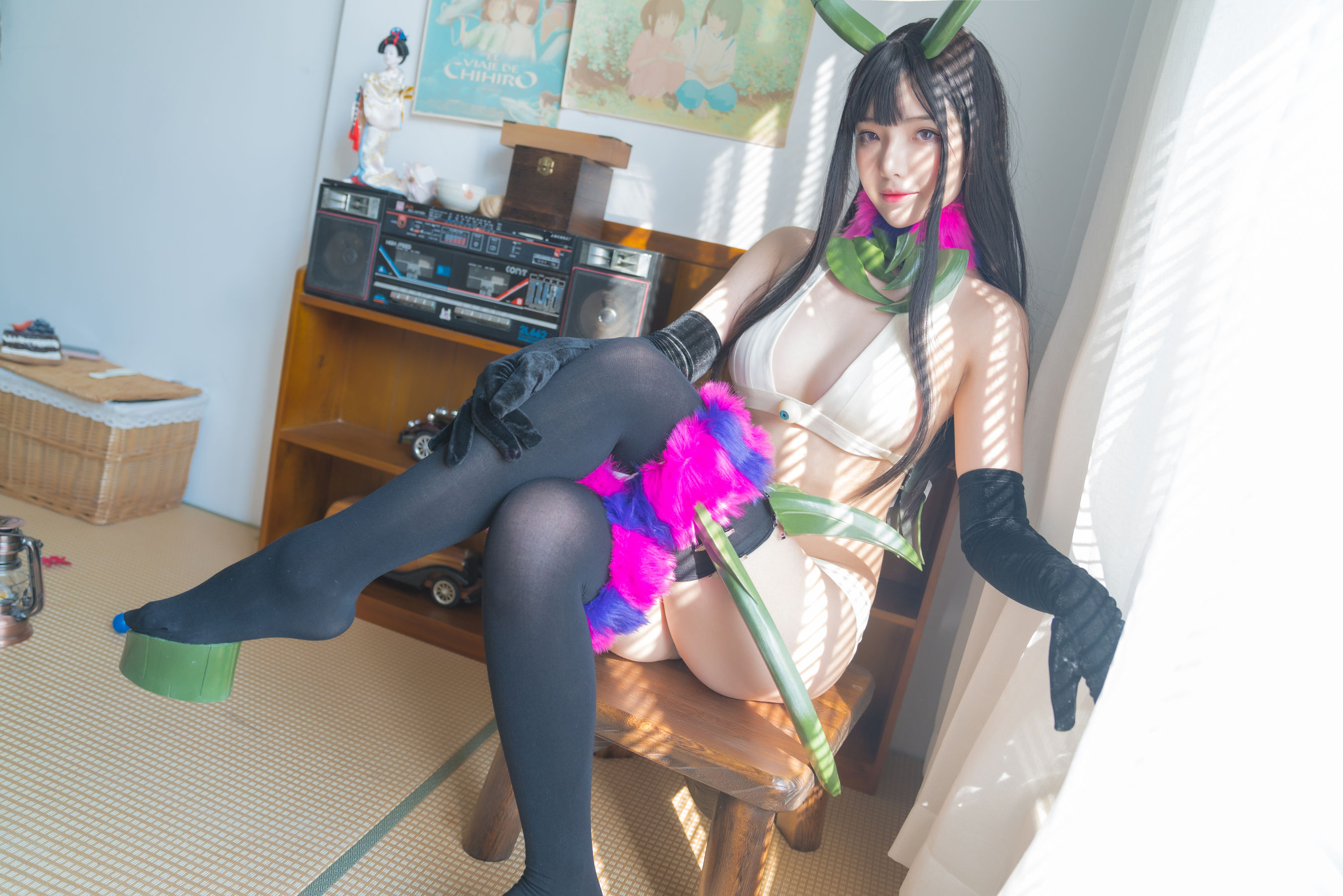 [Cosplay写真] 动漫博主雯妹 - 恶魔姐姐