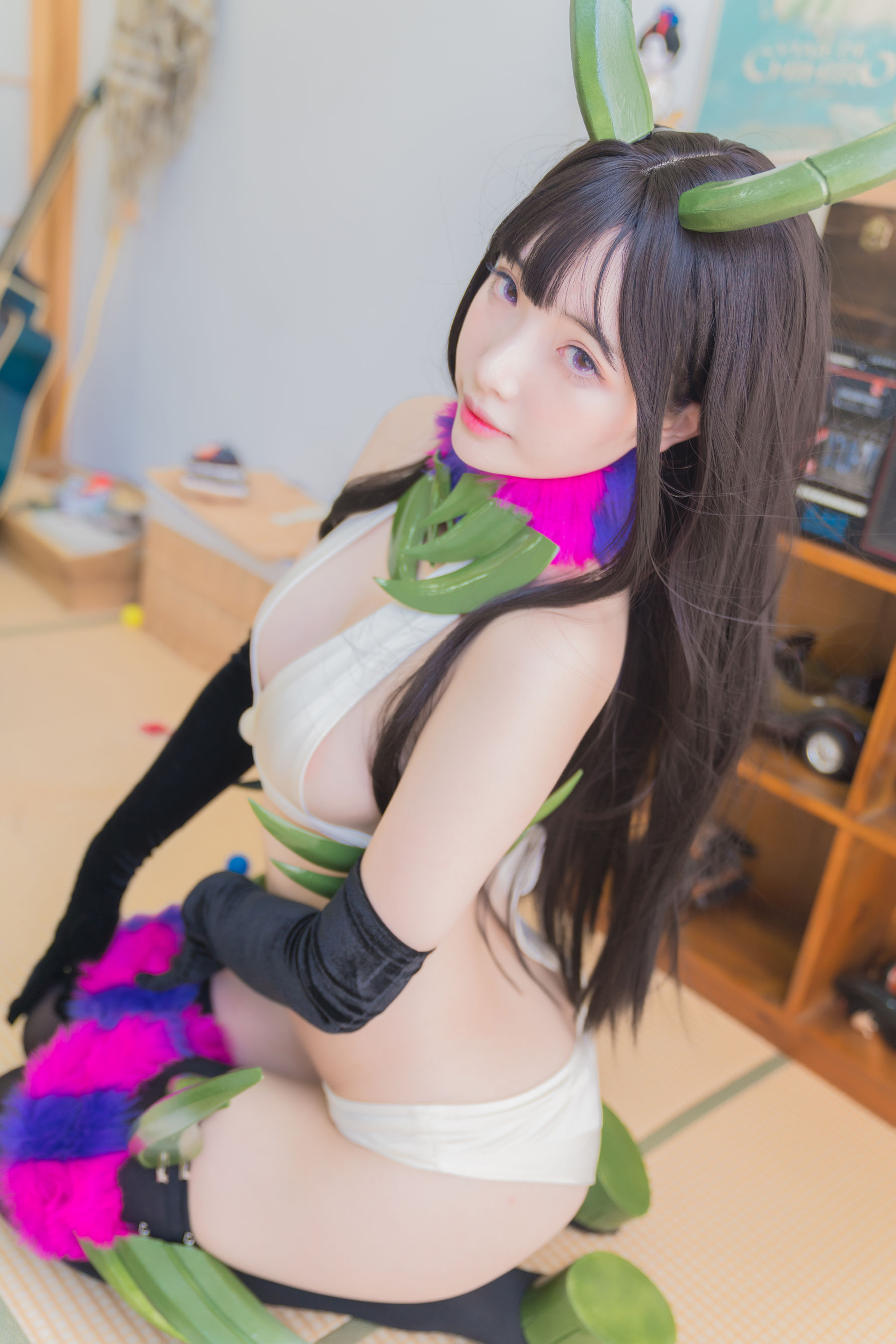 [Cosplay写真] 动漫博主雯妹 - 恶魔姐姐