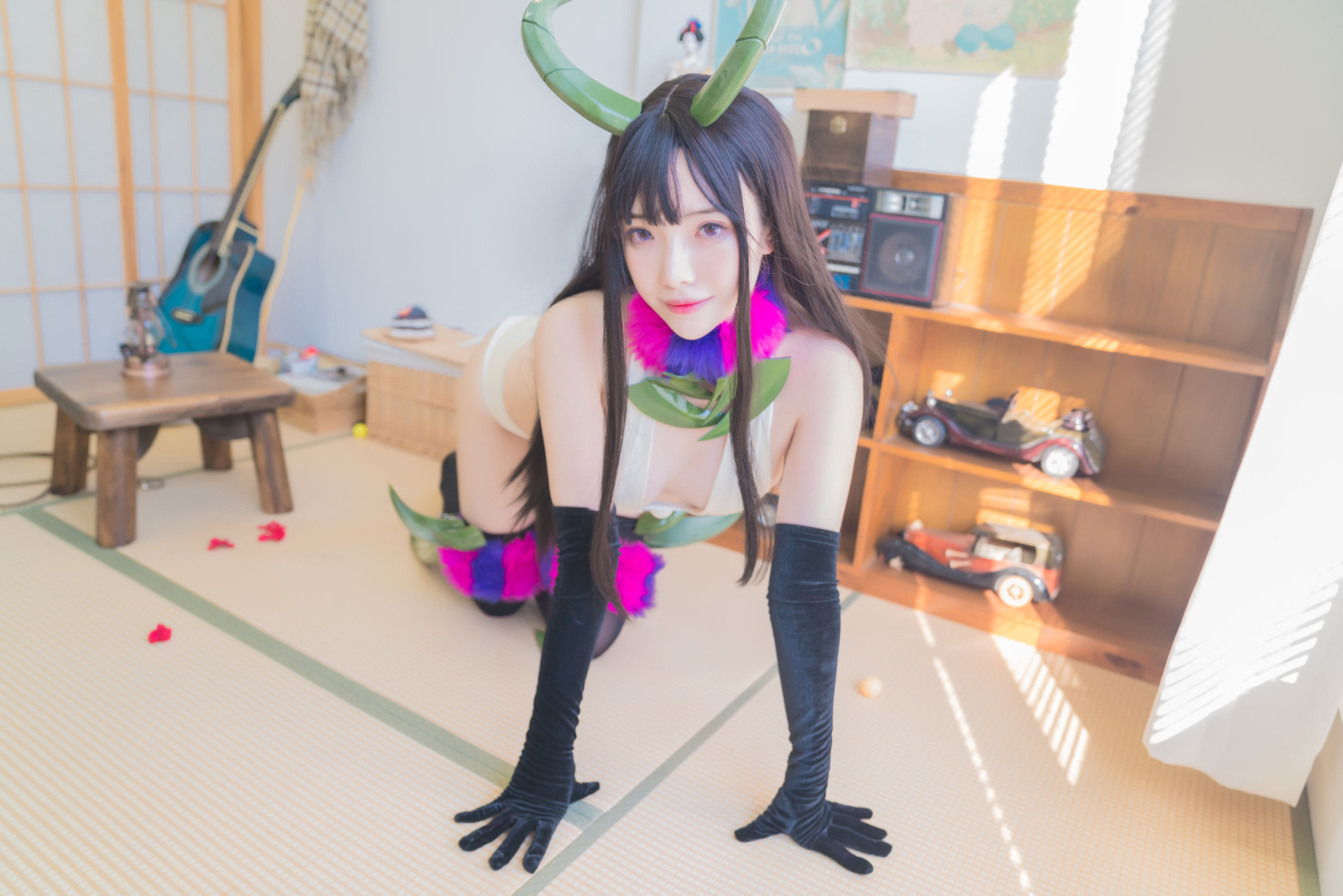 [Cosplay写真] 动漫博主雯妹 - 恶魔姐姐