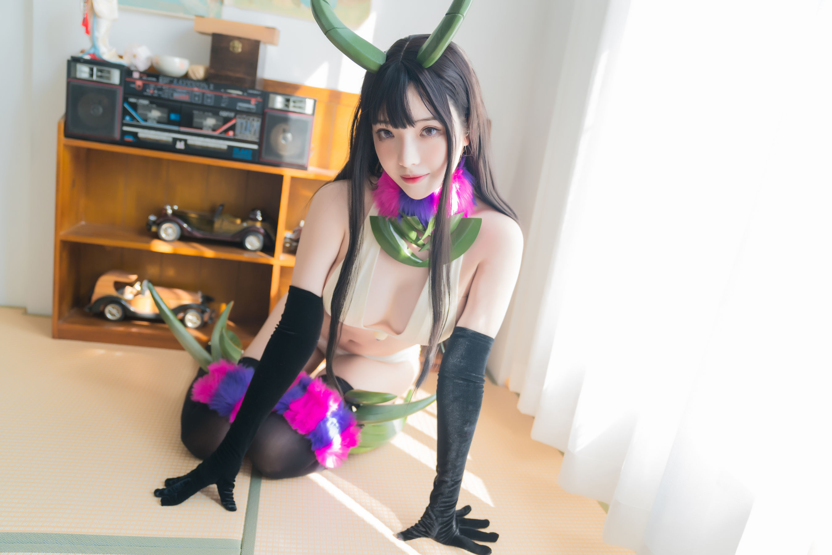 [Cosplay写真] 动漫博主雯妹 - 恶魔姐姐