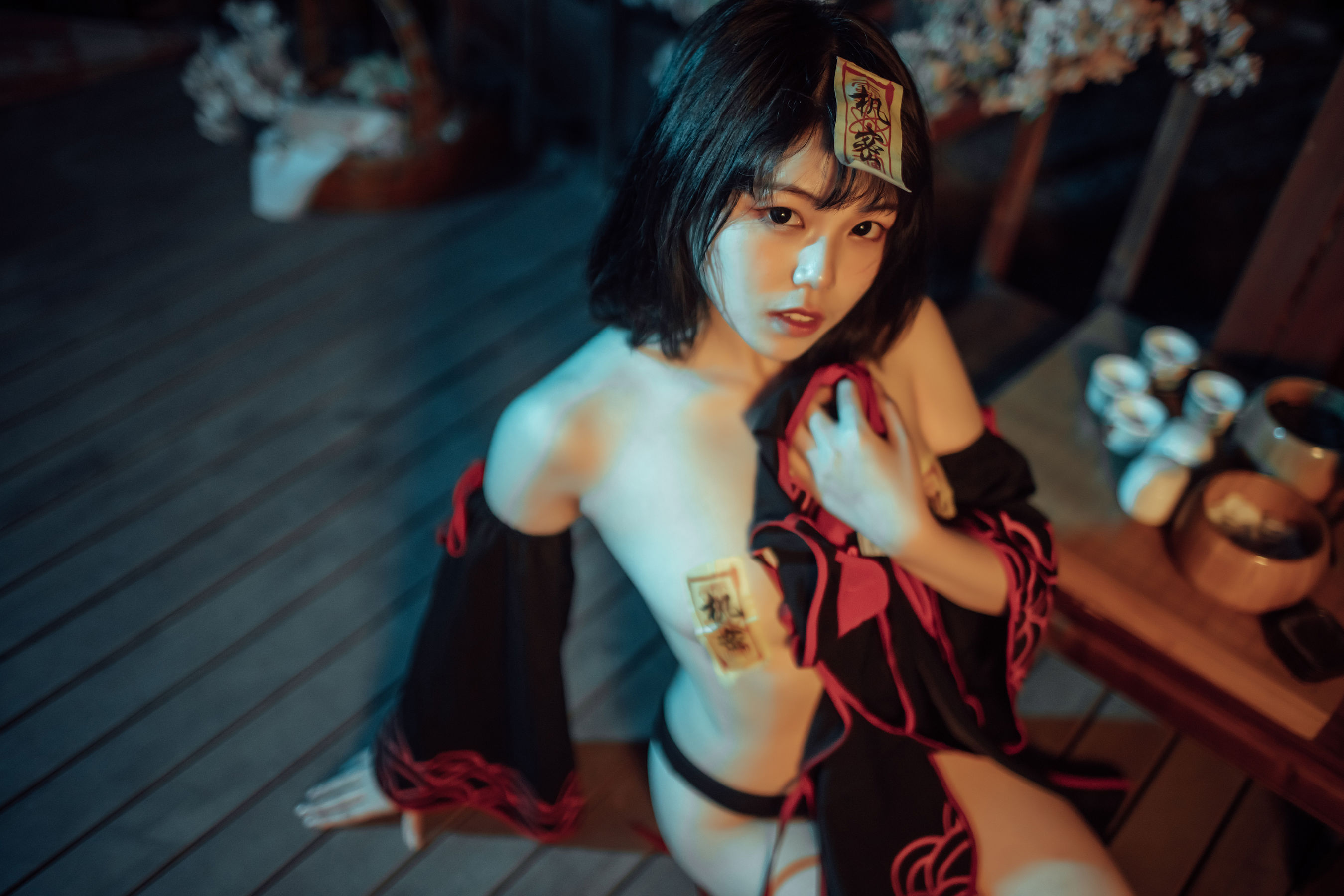 [Cosplay写真] 七月喵子 - 小僵尸
