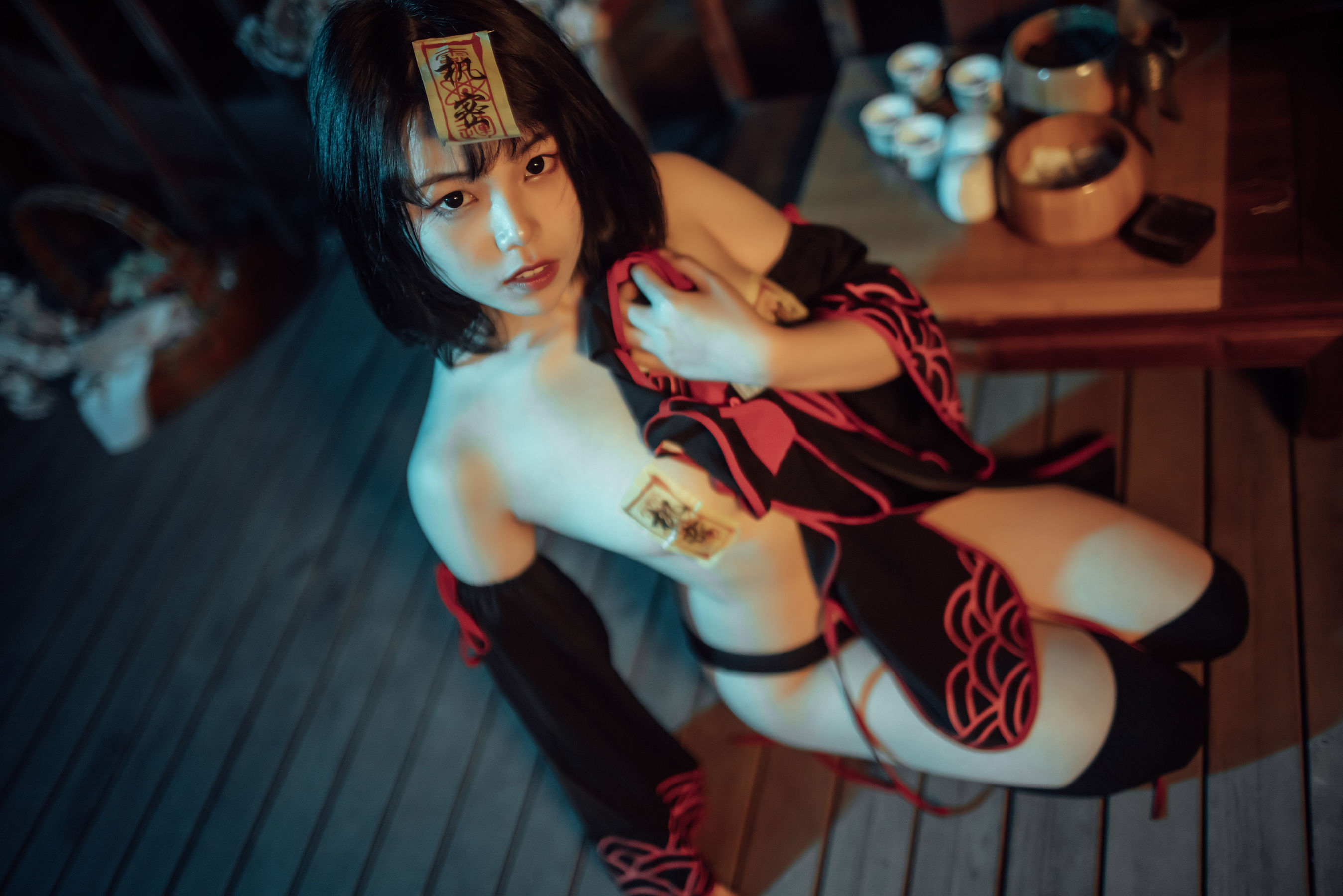 [Cosplay写真] 七月喵子 - 小僵尸