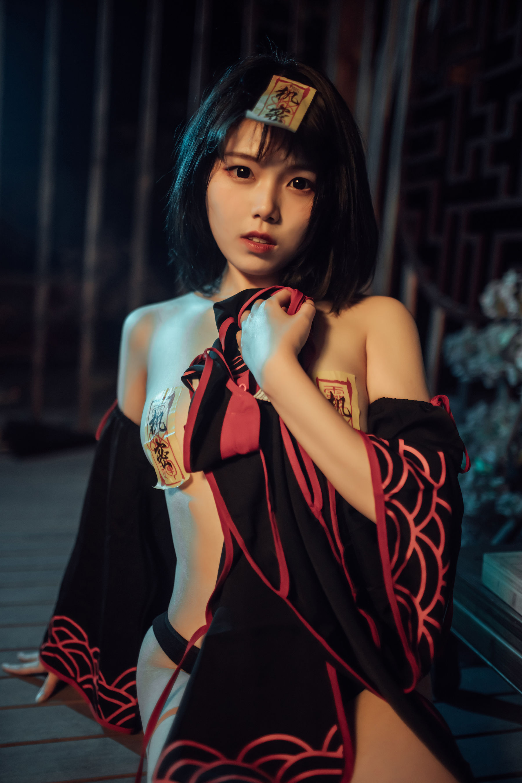 [Cosplay写真] 七月喵子 - 小僵尸