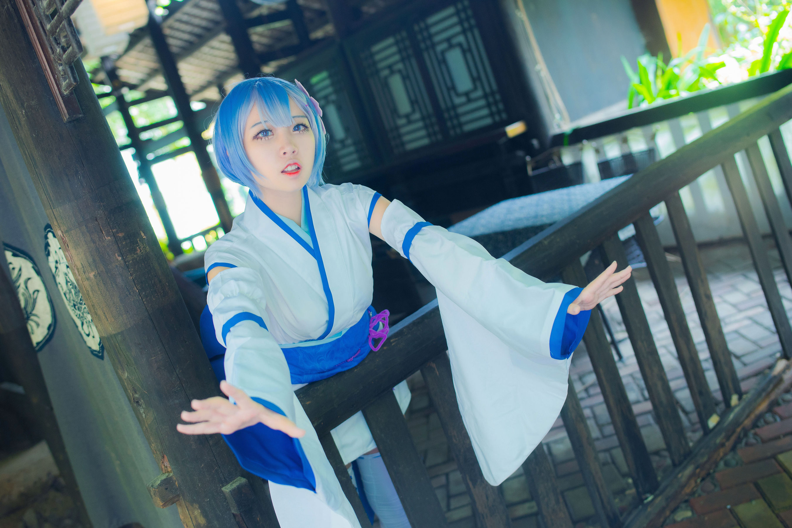 [Cosplay写真] 人气Coser二佐Nisa - 蕾姆幼年